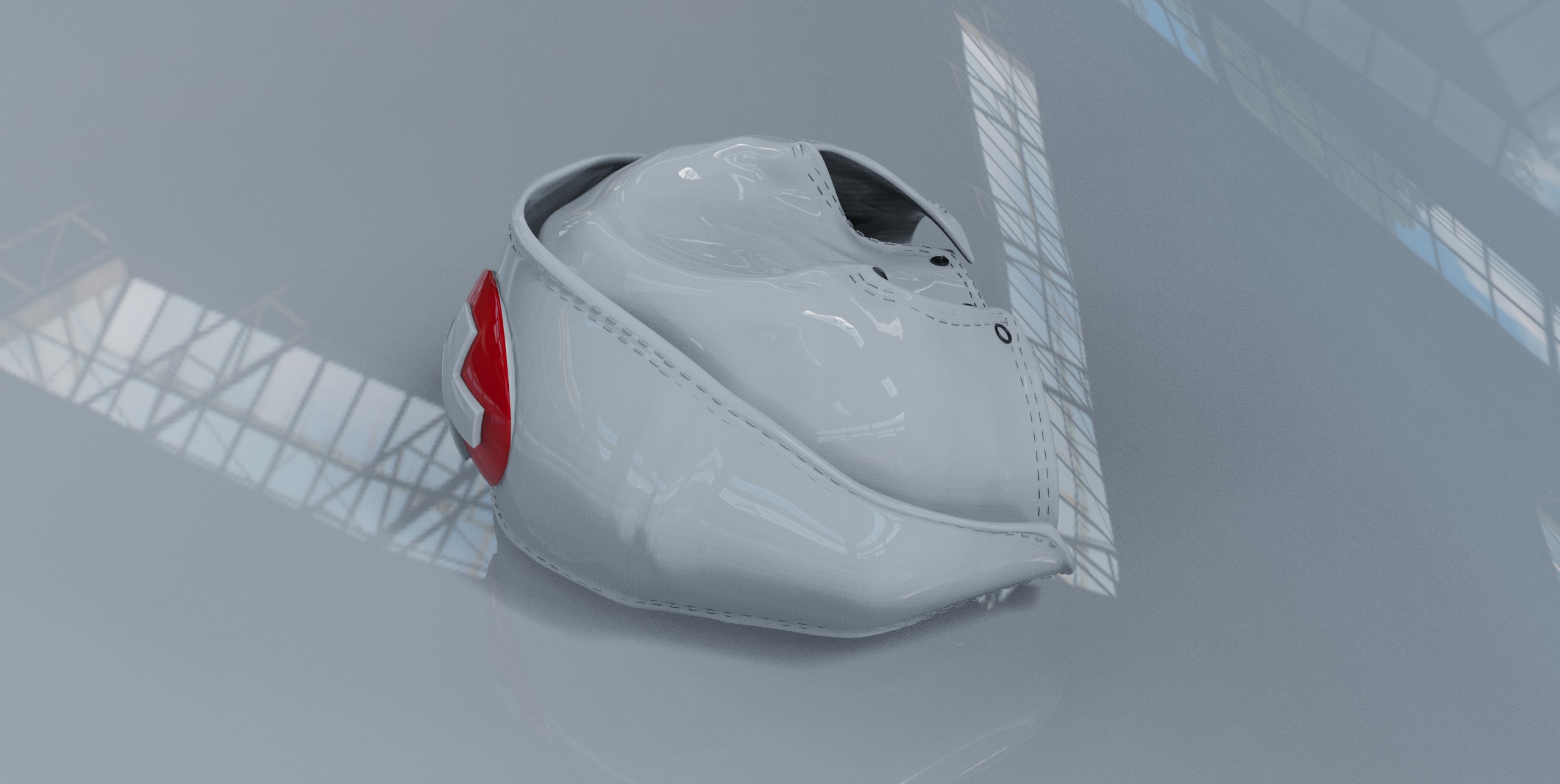 Nurse cap fbx Low-poly 3D model_7