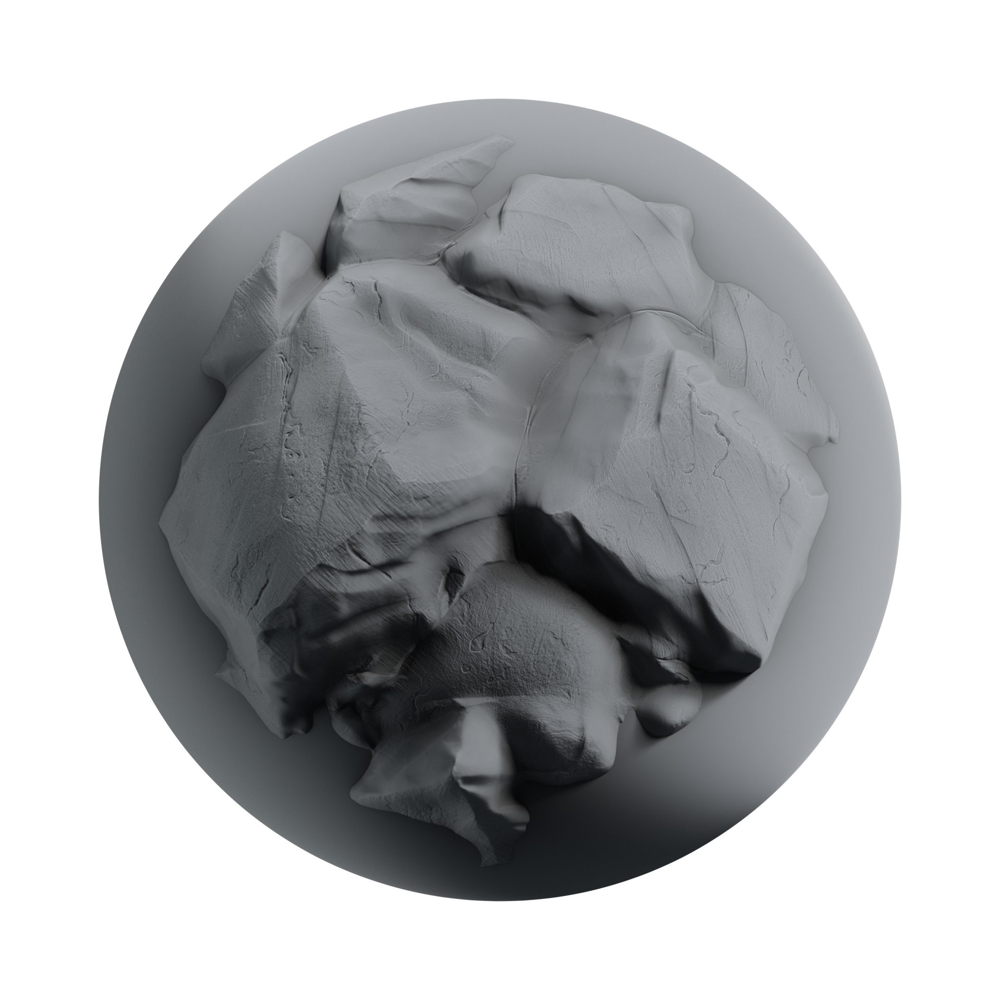 Rock and Cliff Alpha Brush - HA06 - 4K - 16bit - SBSAR Texture_15