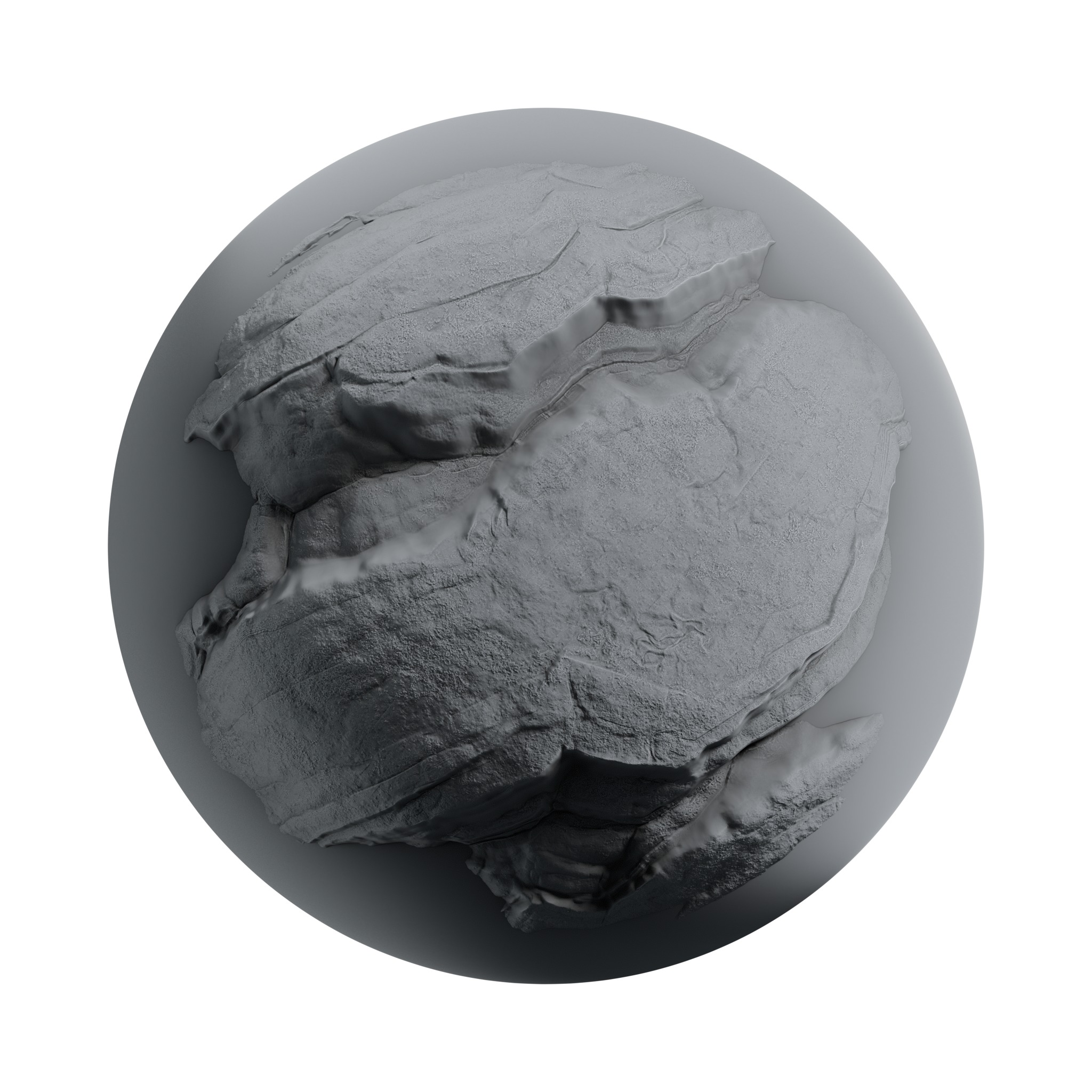 Rock and Cliff Alpha Brush - HA06 - 4K - 16bit - SBSAR Texture_20