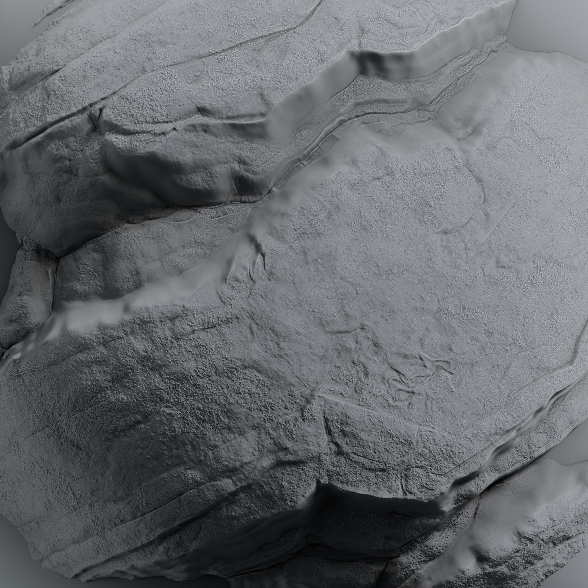 Rock and Cliff Alpha Brush - HA06 - 4K - 16bit - SBSAR Texture_19