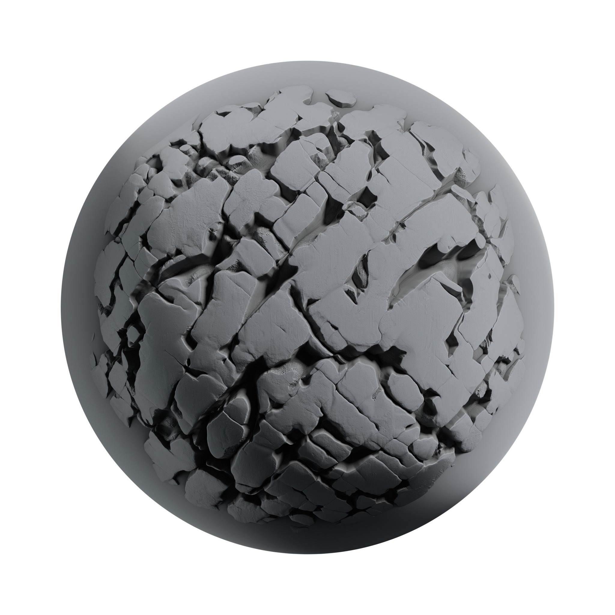 Rock and Cliff Alpha Brush - HA06 - 4K - 16bit - SBSAR Texture_17