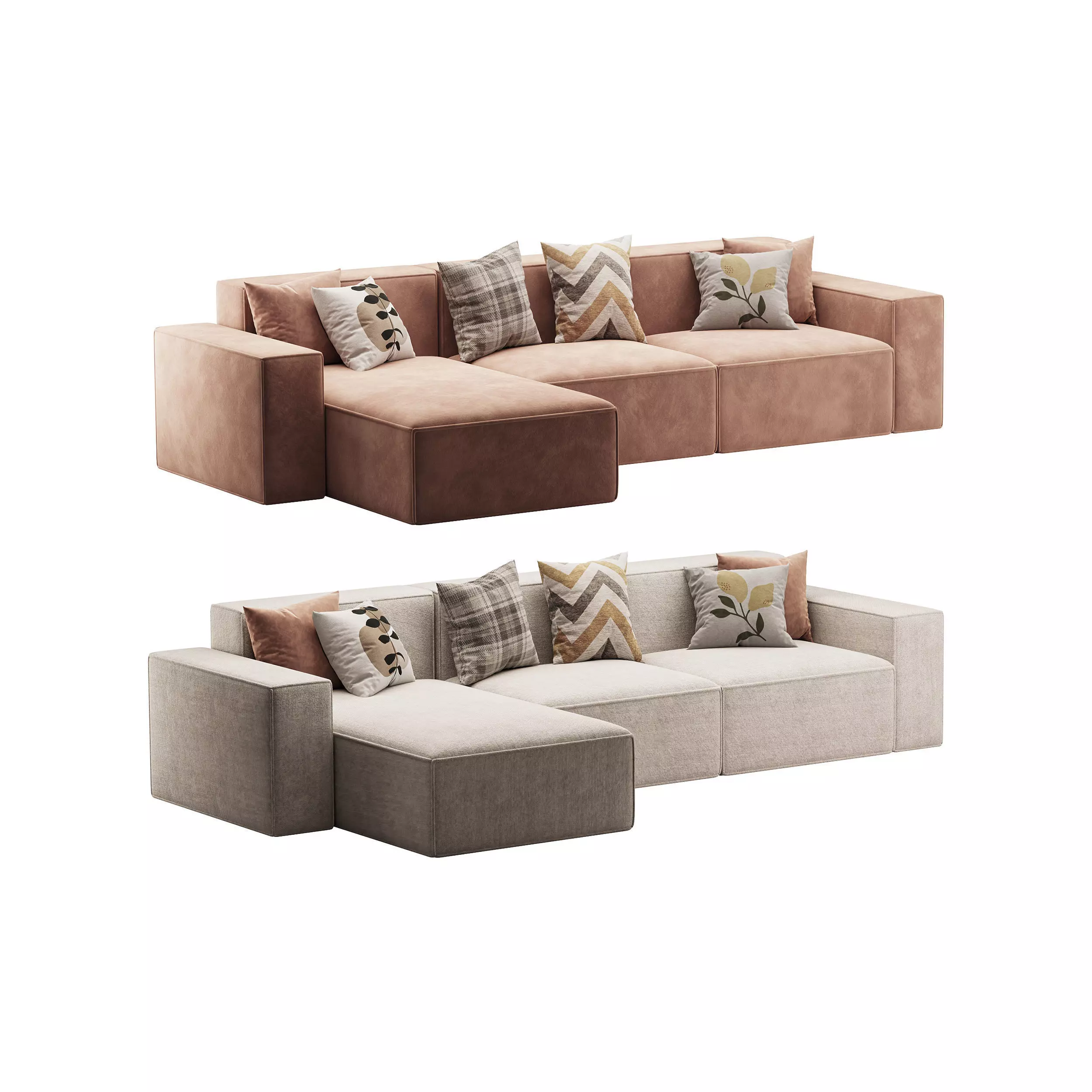 Divan Davis 340x165 3D model