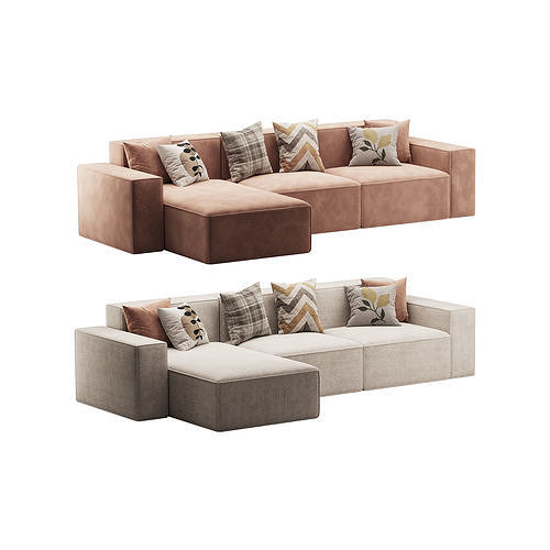 Divan Davis 340x165 3D model