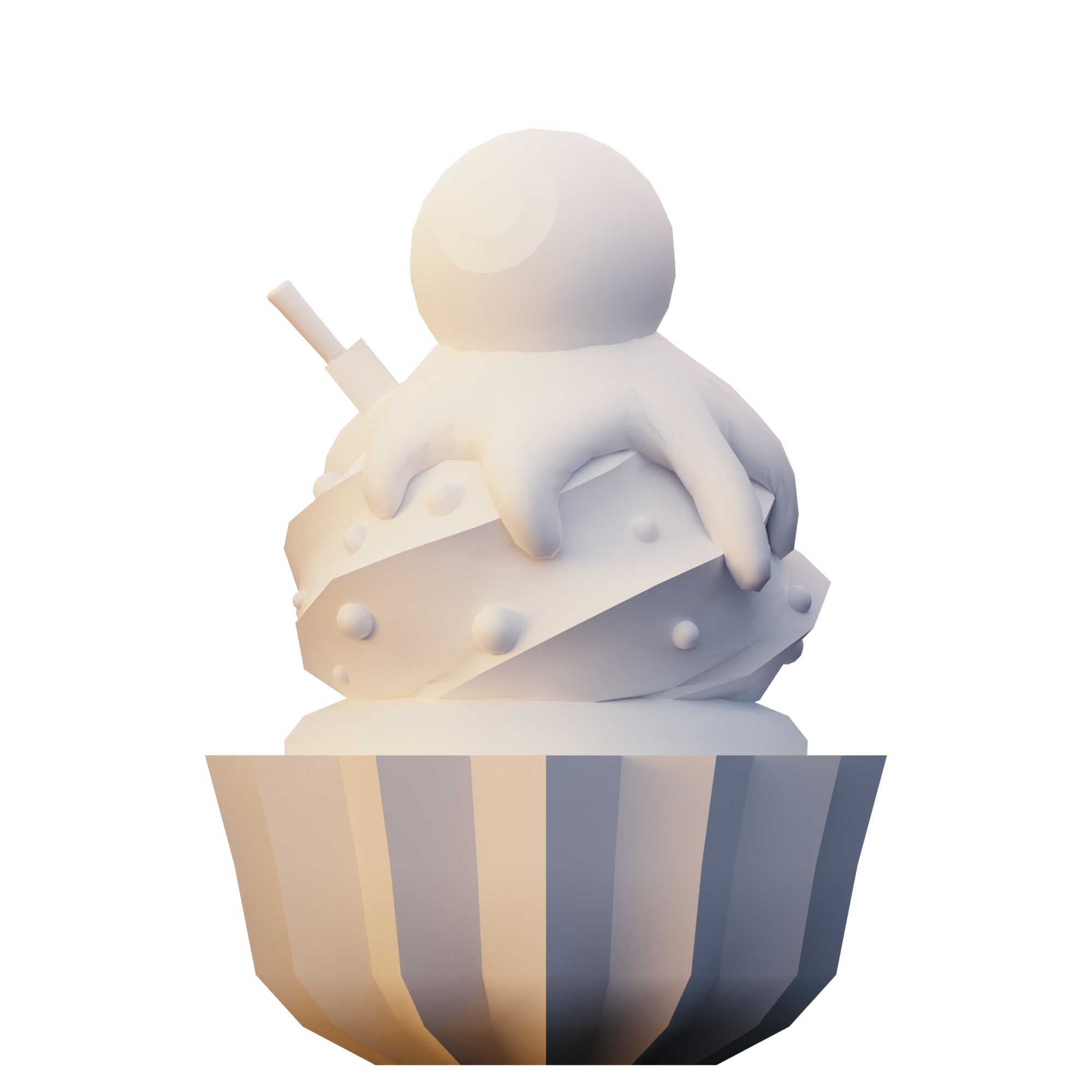 Halloween Cupcakes 3D model_7