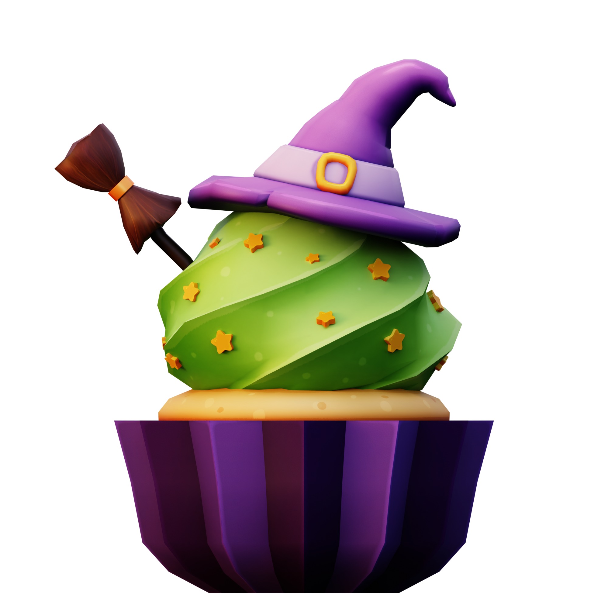 Halloween Cupcakes 3D model_15