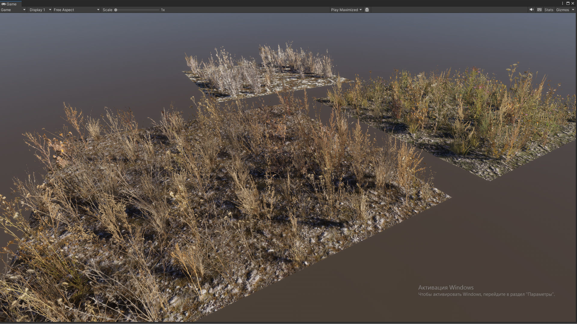 Photographic Game  Grass Ultimate  Low-poly 3D model_7