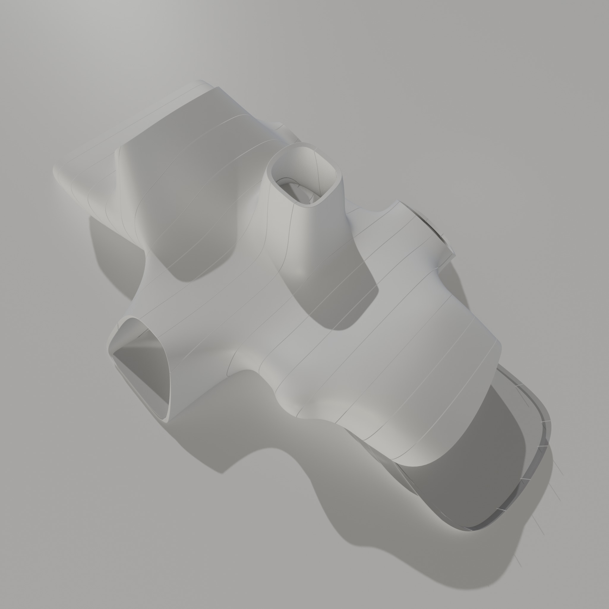 Sci fi Futuristic Exbition Exterior and Interior 3D 3D model_14