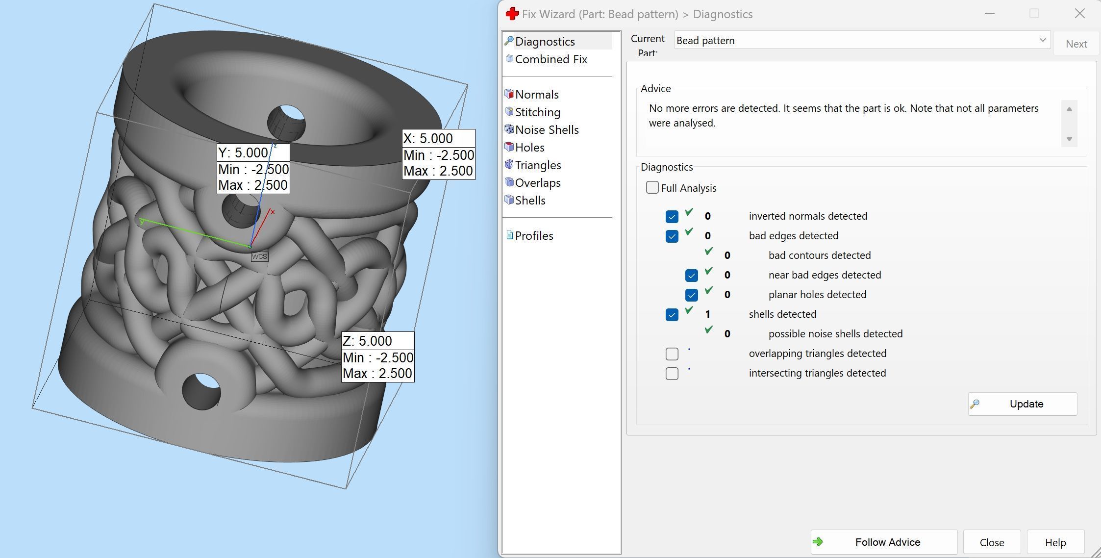 Crow skull 3D print model_12