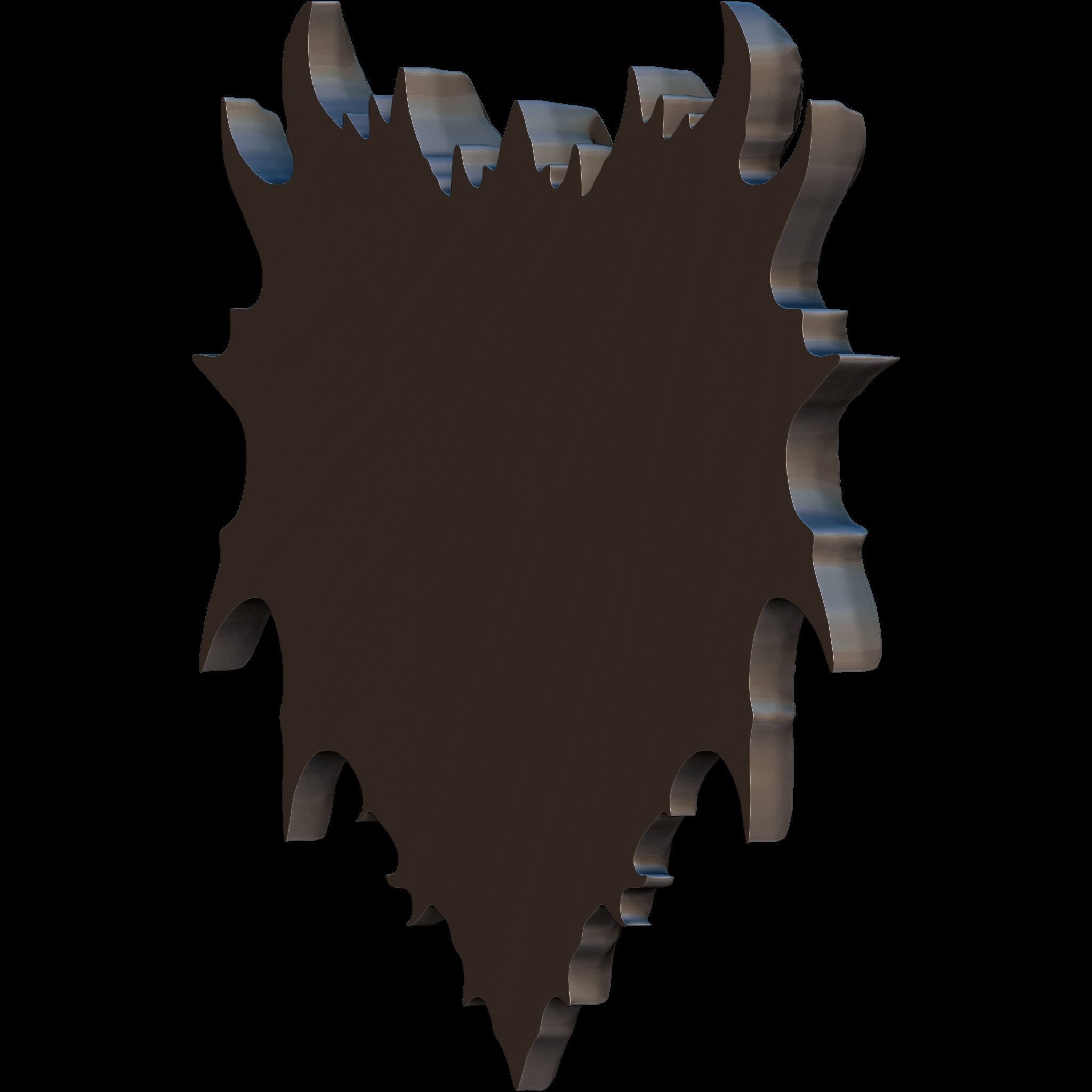 Dragon Head Relief No5 STL file for 3d Printing or CNC 3D print model_5