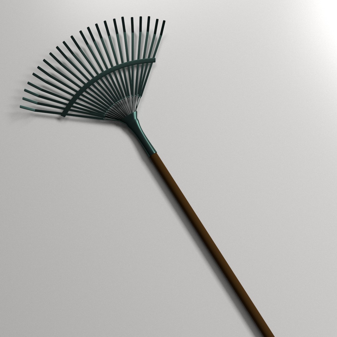Leaf Rake 3D model_1