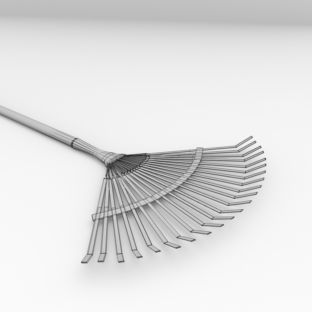 Leaf Rake 3D model_4