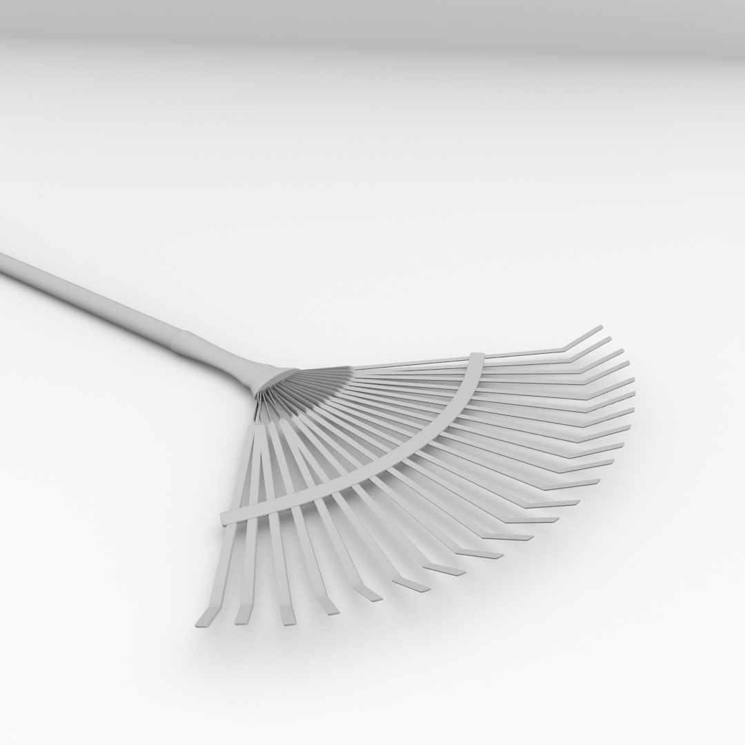 Leaf Rake 3D model_3