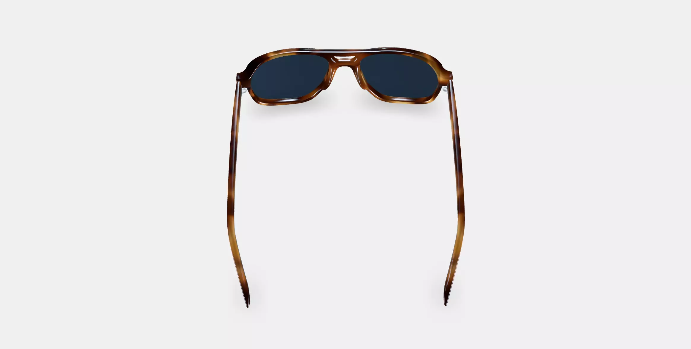 Hatcher Sunglasses in Oak Barrel 3D model