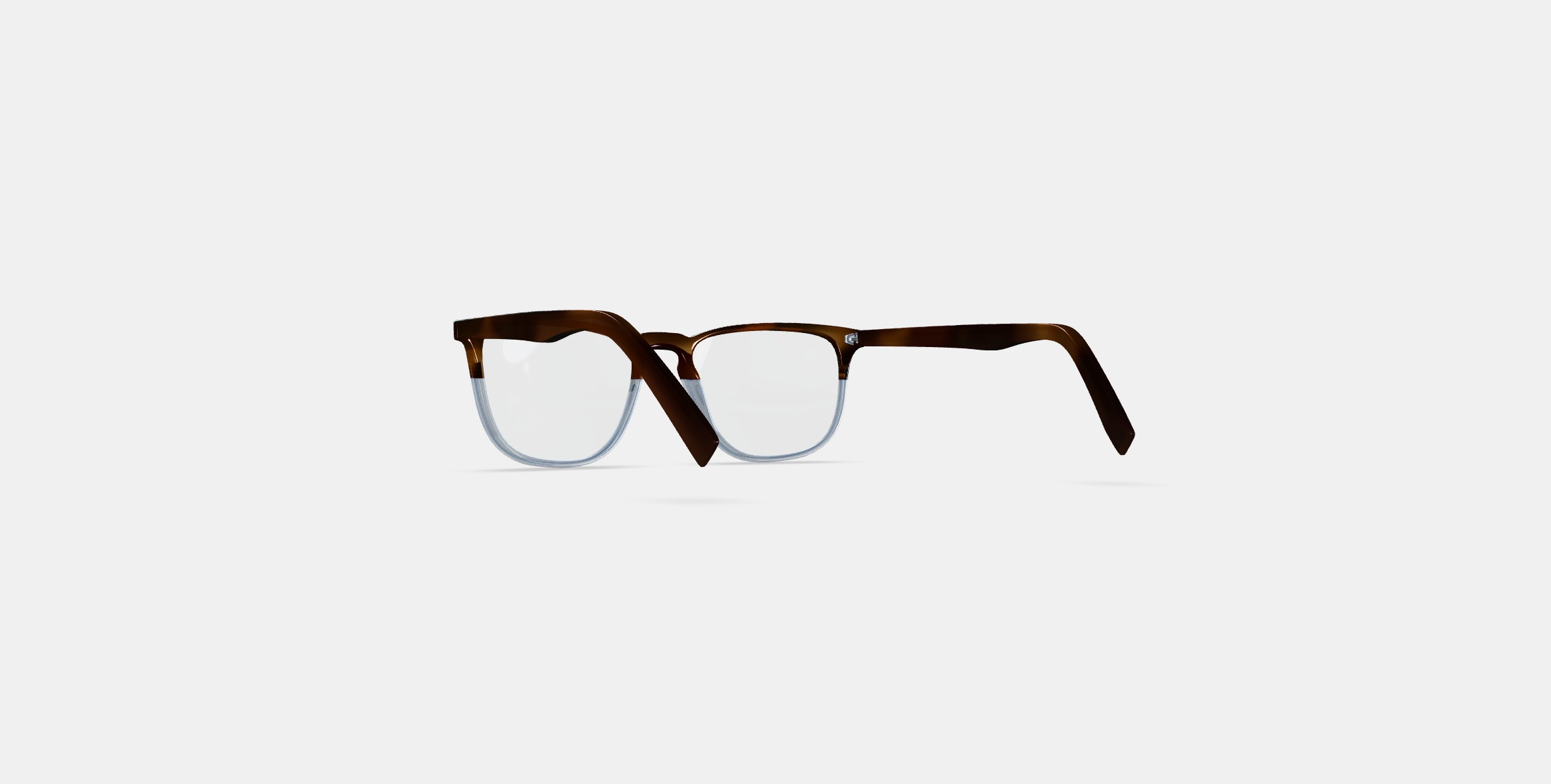 Vaughan Eyeglasses in Eastern Bluebird Fade 3D model_16
