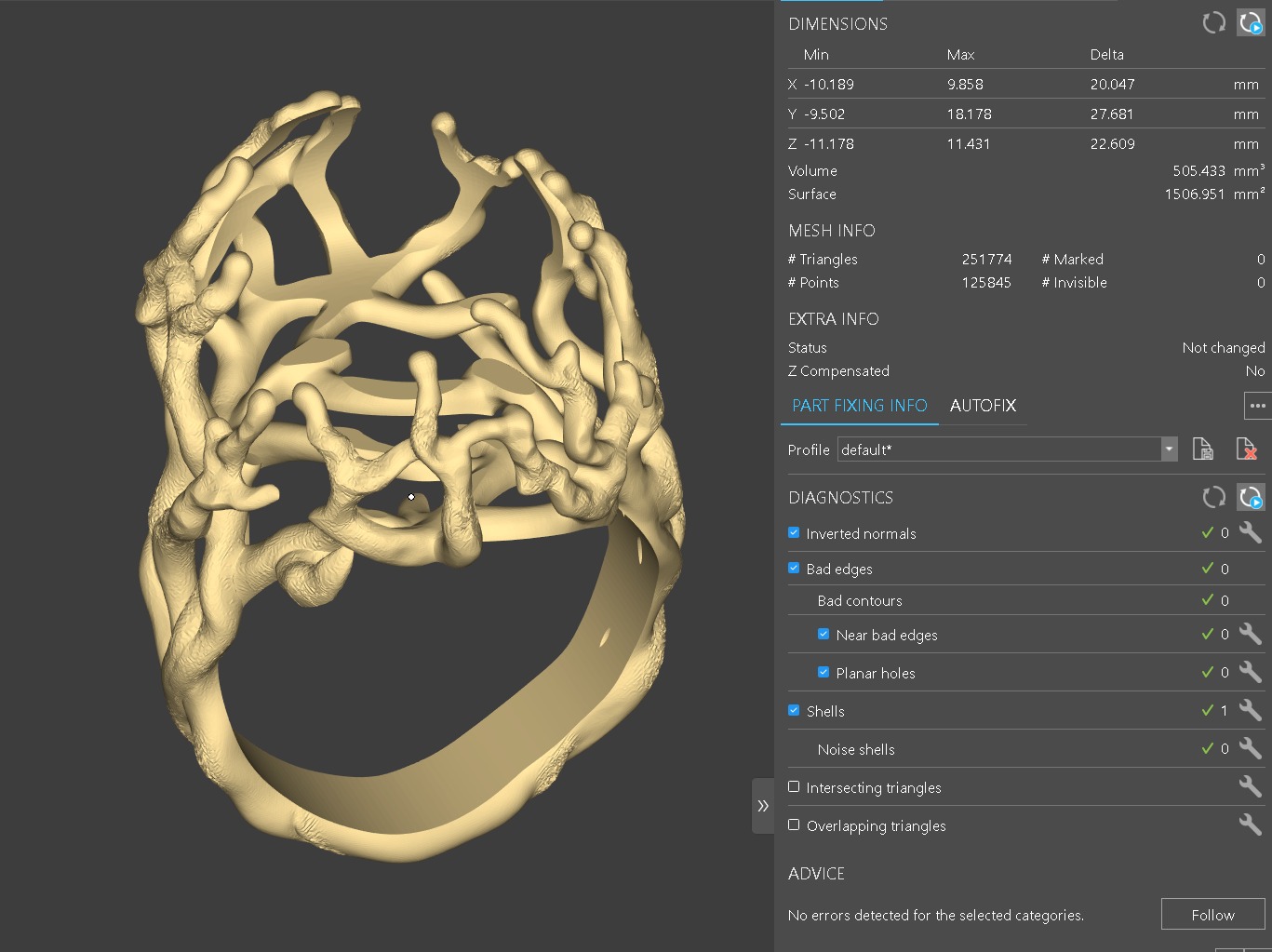 Art Ring with Oval Cabochon 3D print model_11