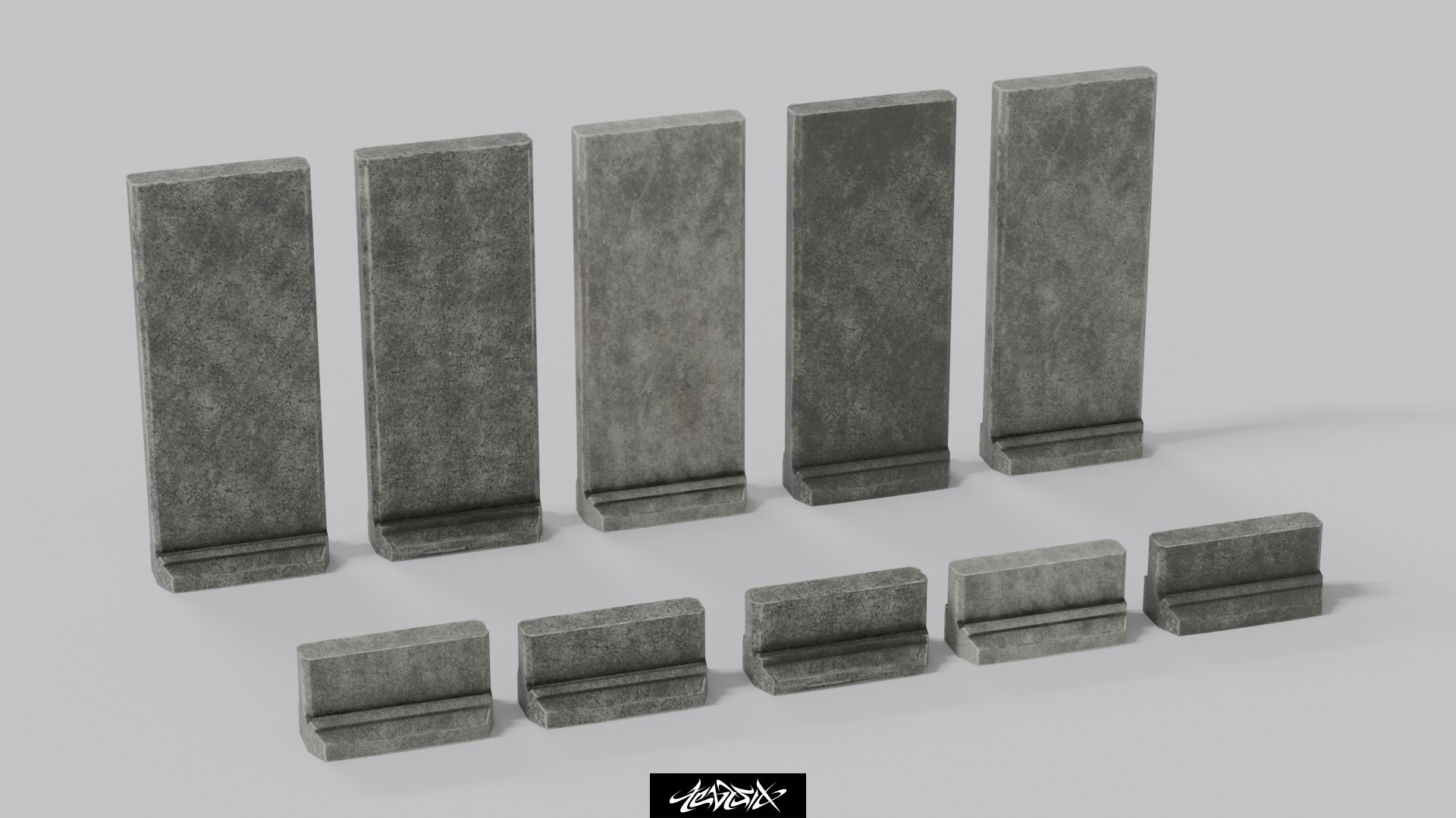 Military Base Kitbash set with over 50 Buildings and Assets 3D model_4