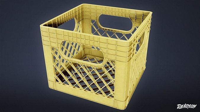 RESTAURANT - Food Crate 01 - LOW POLY AND NANITE Low-poly 3D model 6