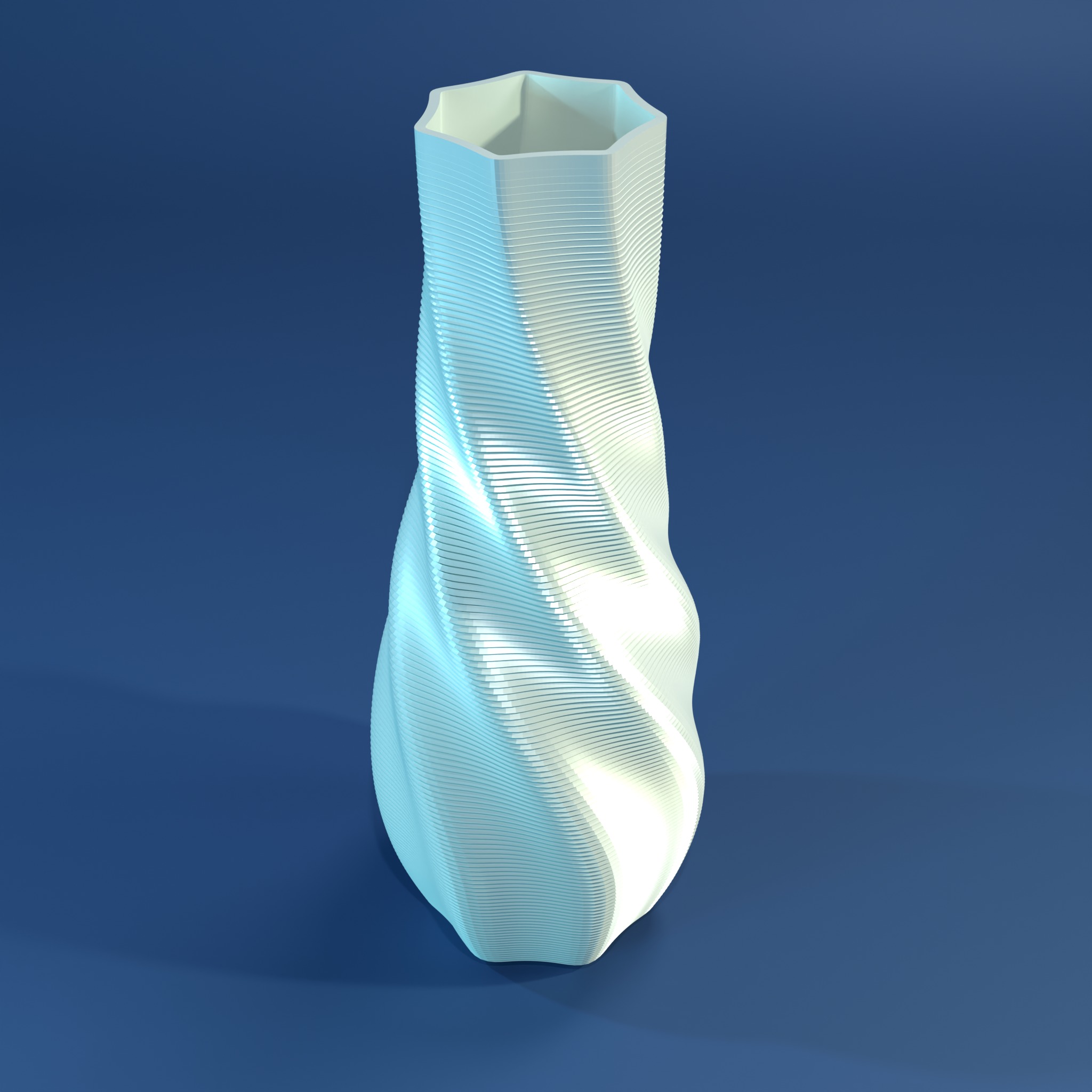 FLOWER VASE 3D print model_6