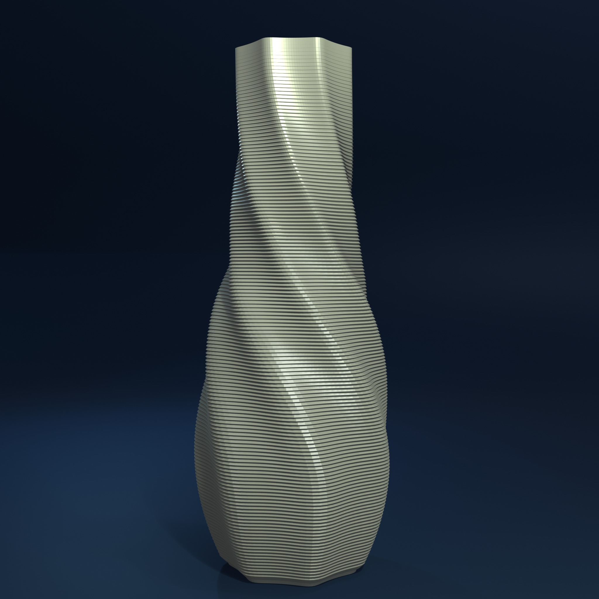 FLOWER VASE 3D print model_9