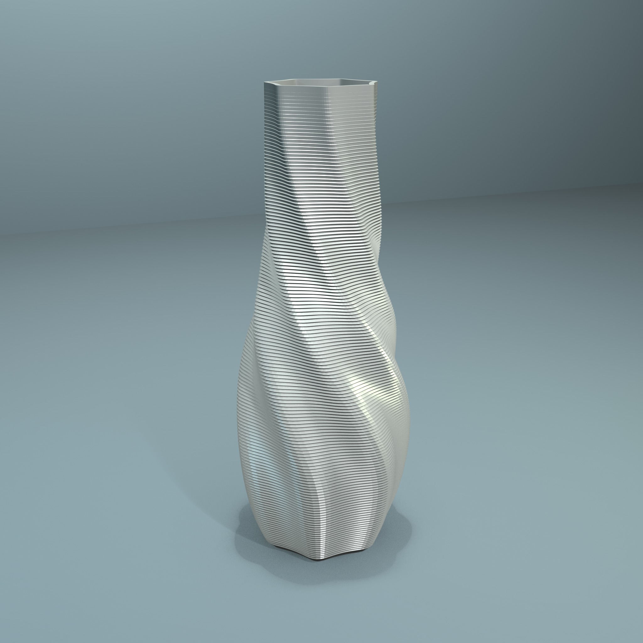 FLOWER VASE 3D print model_7
