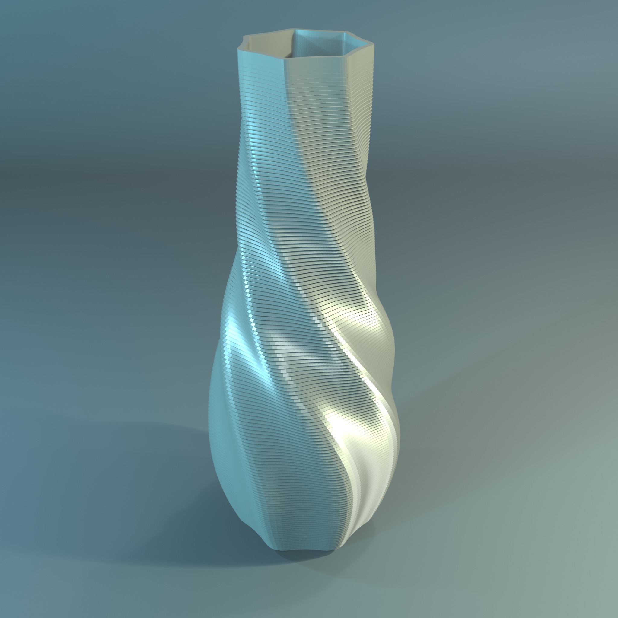 FLOWER VASE 3D print model_5