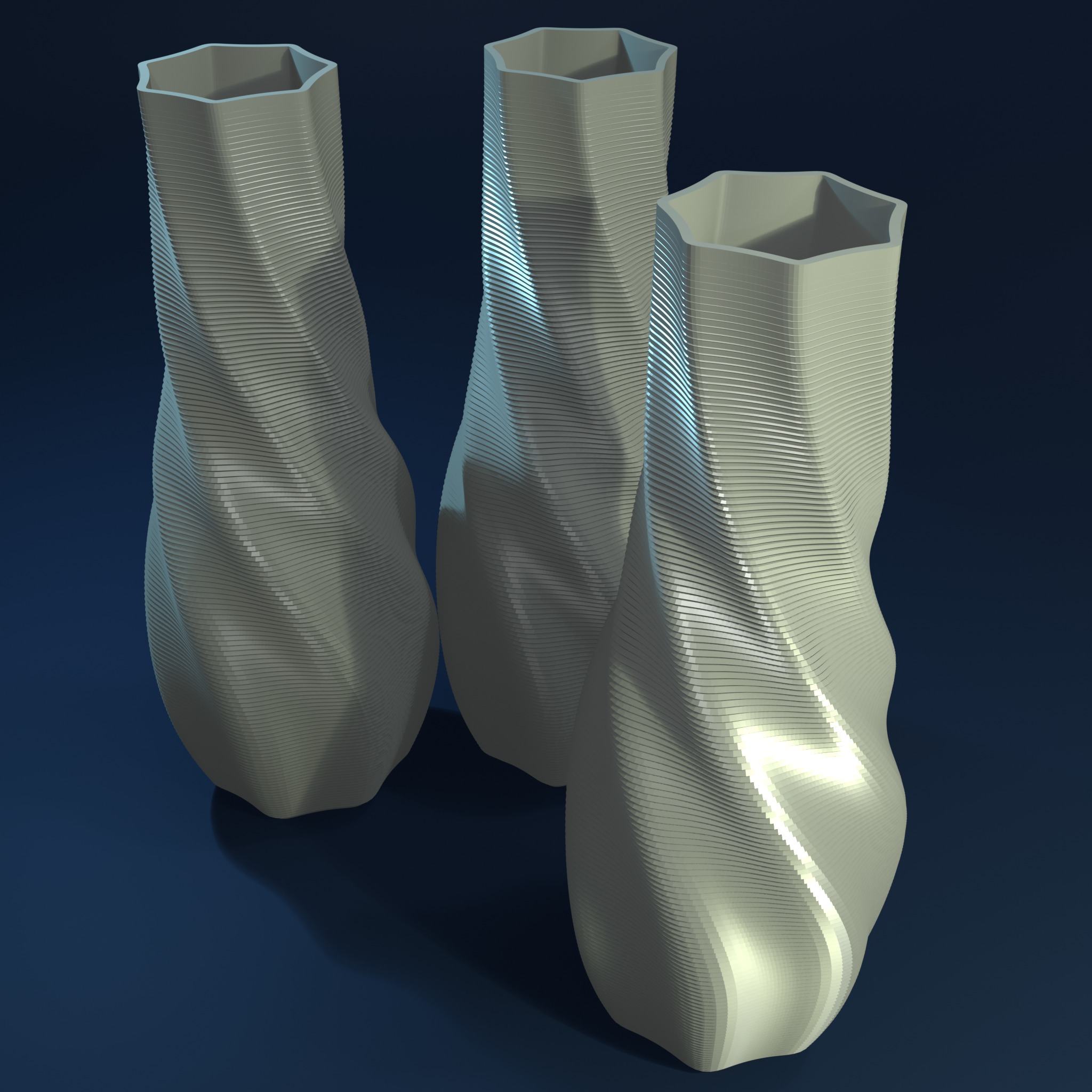 FLOWER VASE 3D print model_10