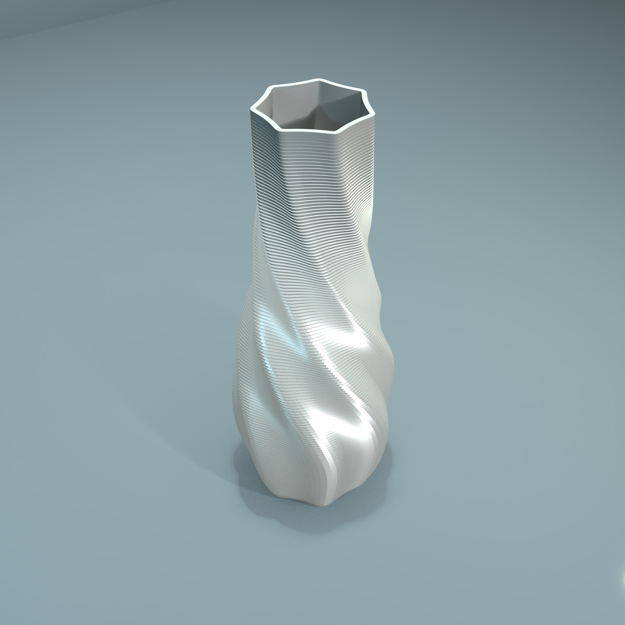 FLOWER VASE 3D print model_3