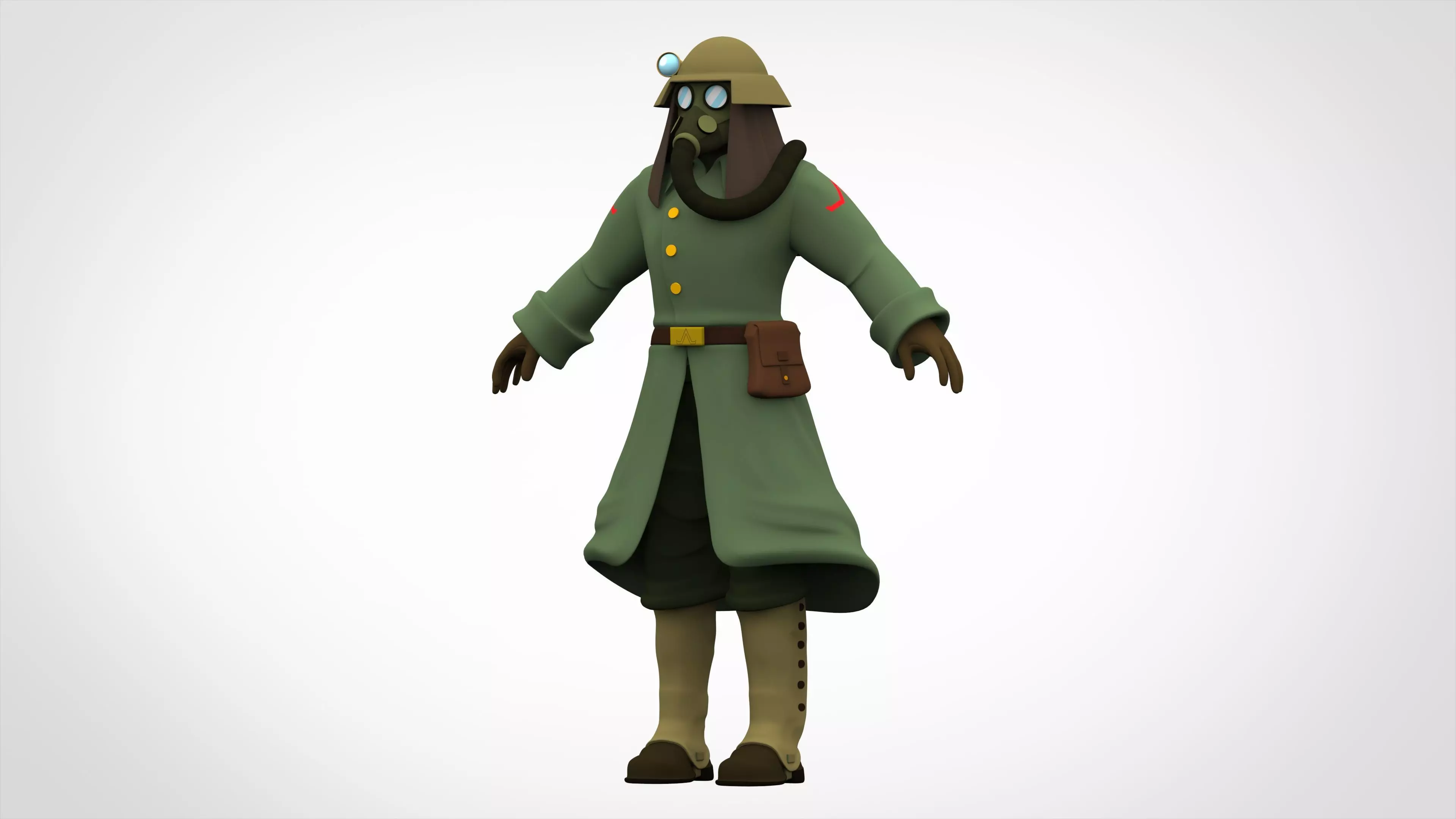 Mercenary 3D model_0