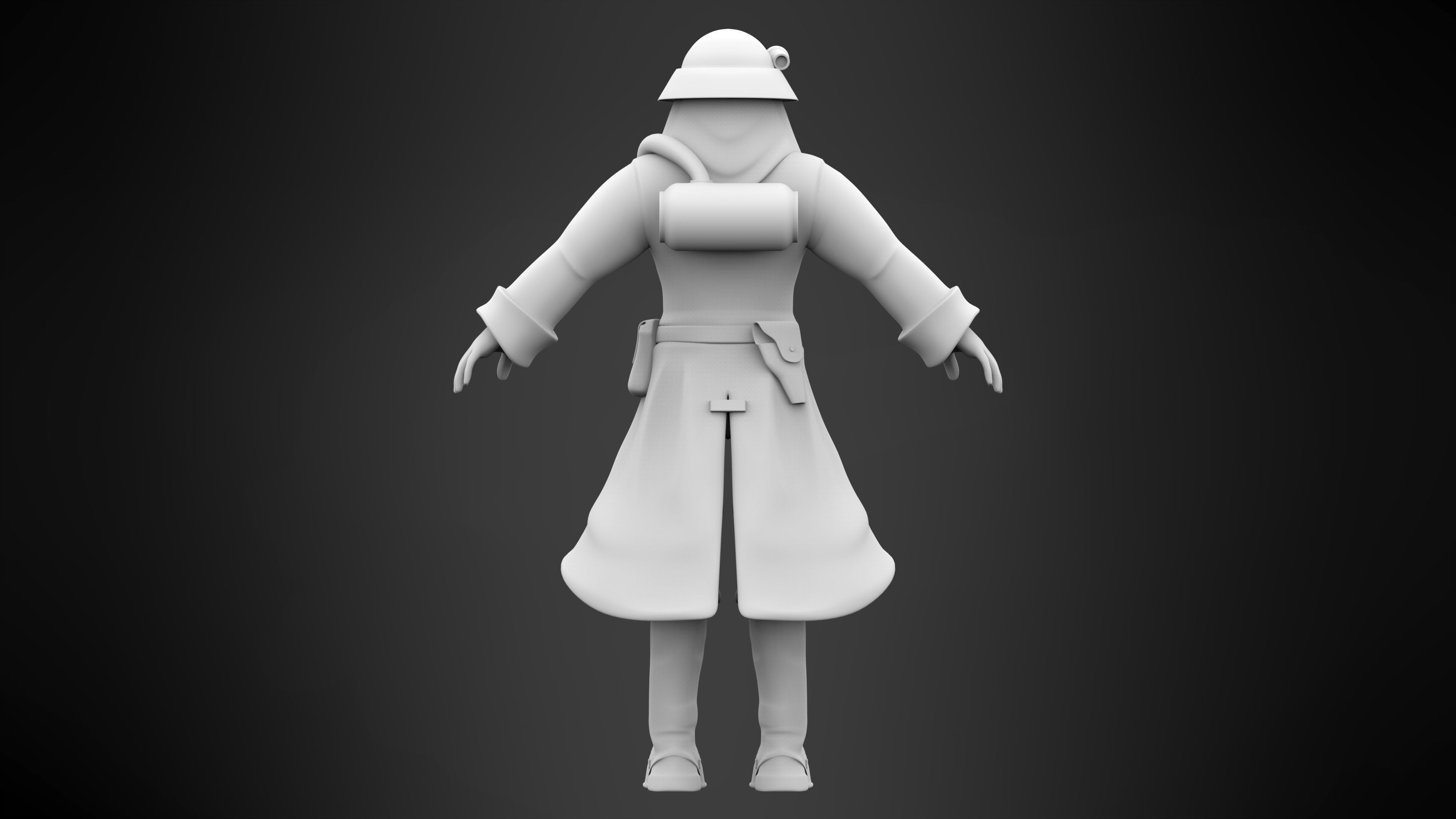 Mercenary 3D model_8