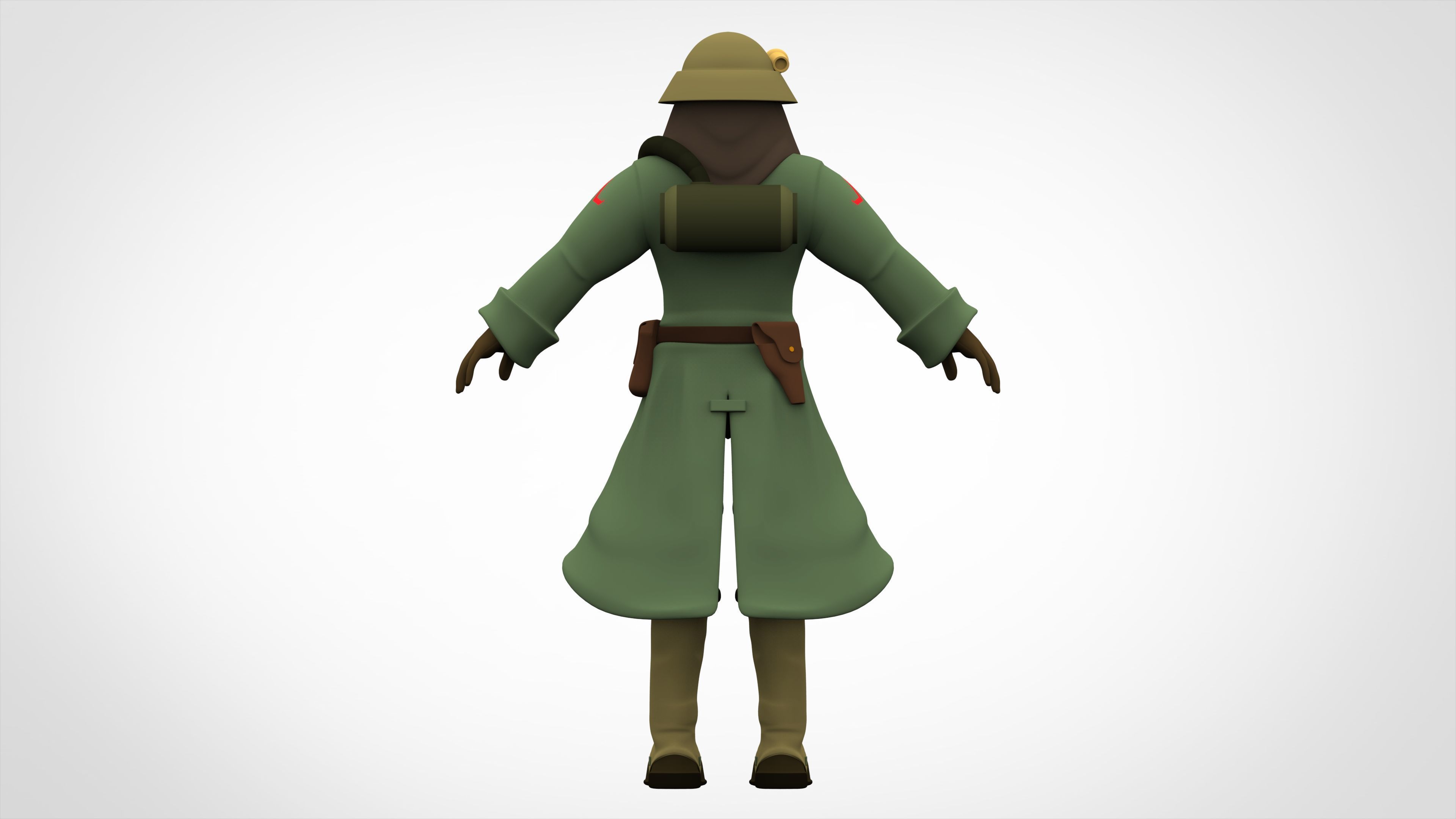 Mercenary 3D model_3