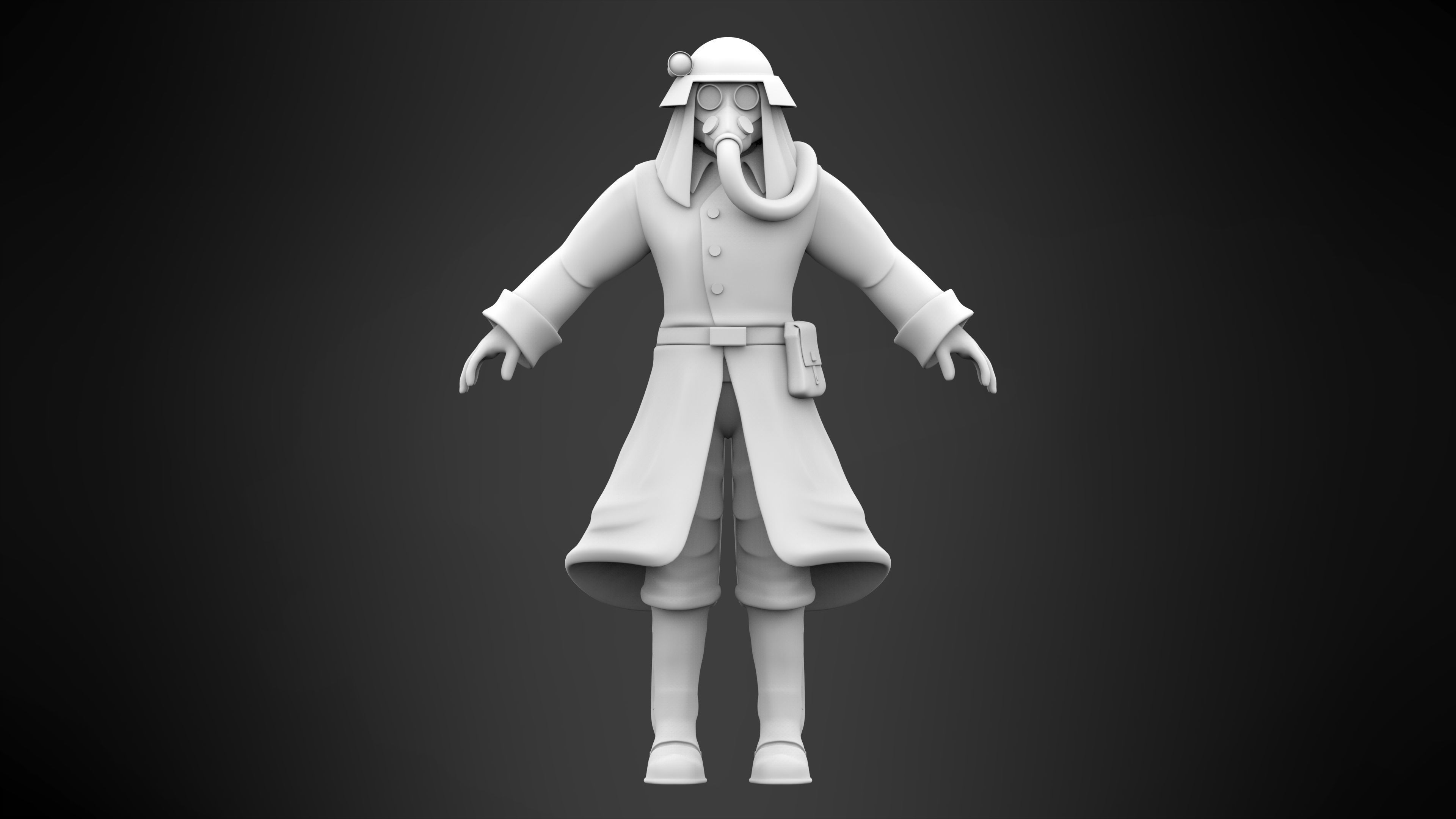 Mercenary 3D model_6
