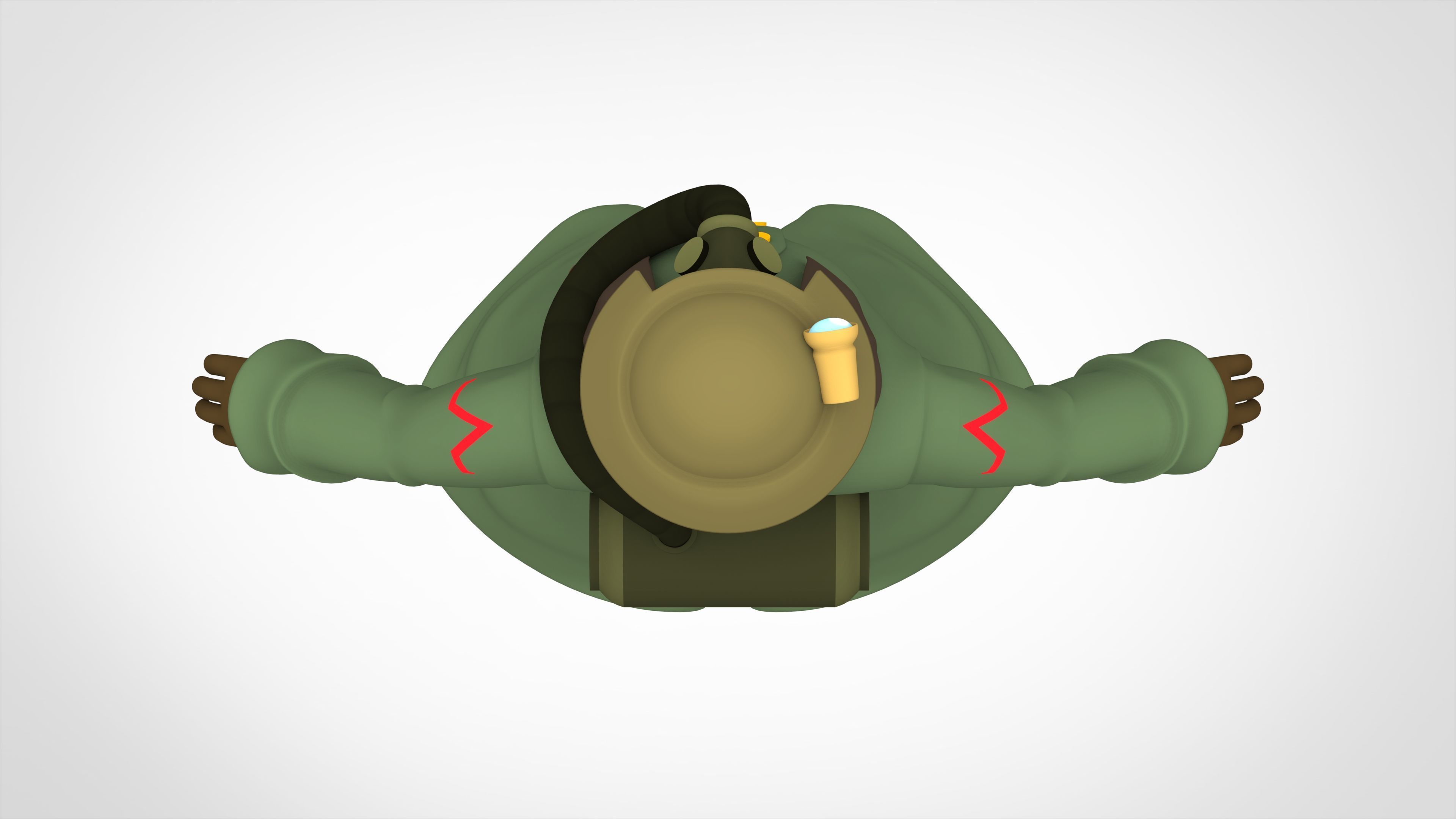 Mercenary 3D model_4