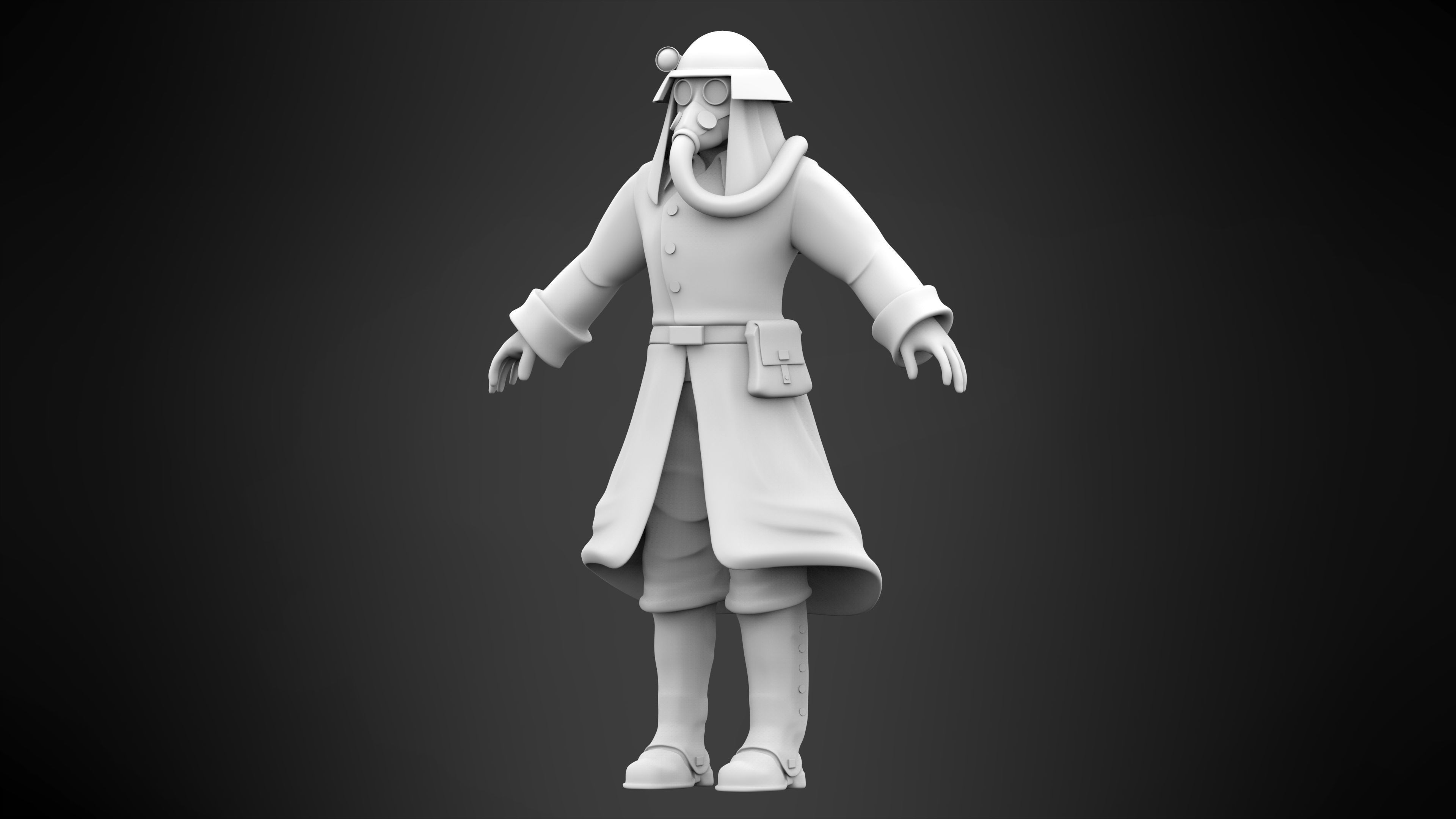 Mercenary 3D model_5