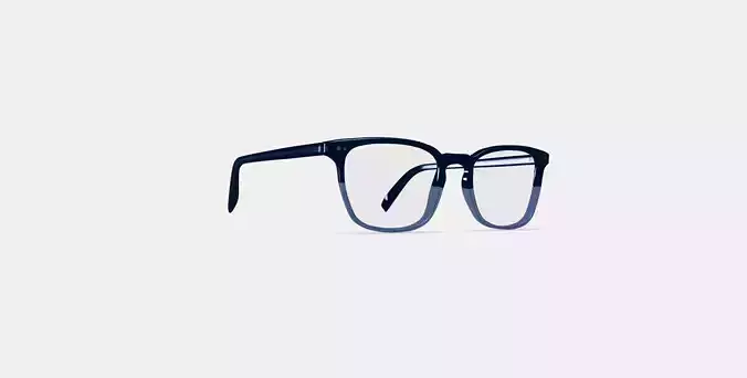 Elias Eyeglasses in Midnight Crystal Fade