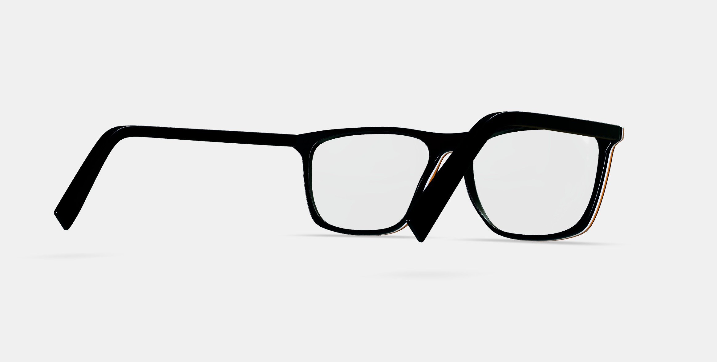 Fletcher Eyeglasses in Black Matte Eclipse 3D model_6