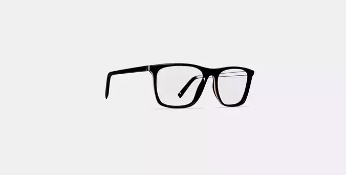 Fletcher Eyeglasses in Black Matte Eclipse