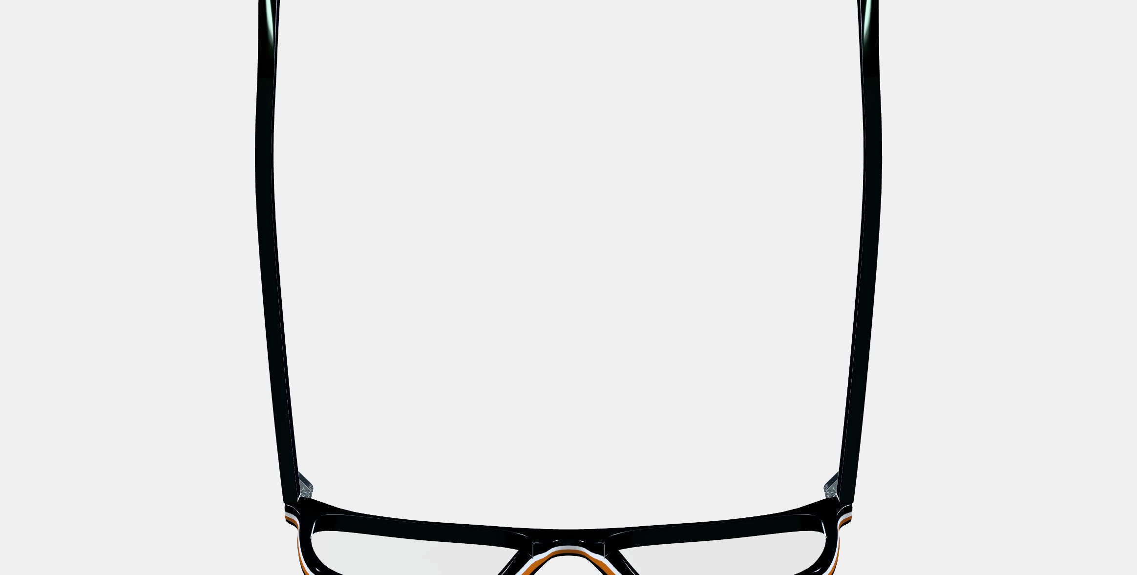 Fletcher Eyeglasses in Black Matte Eclipse 3D model_8