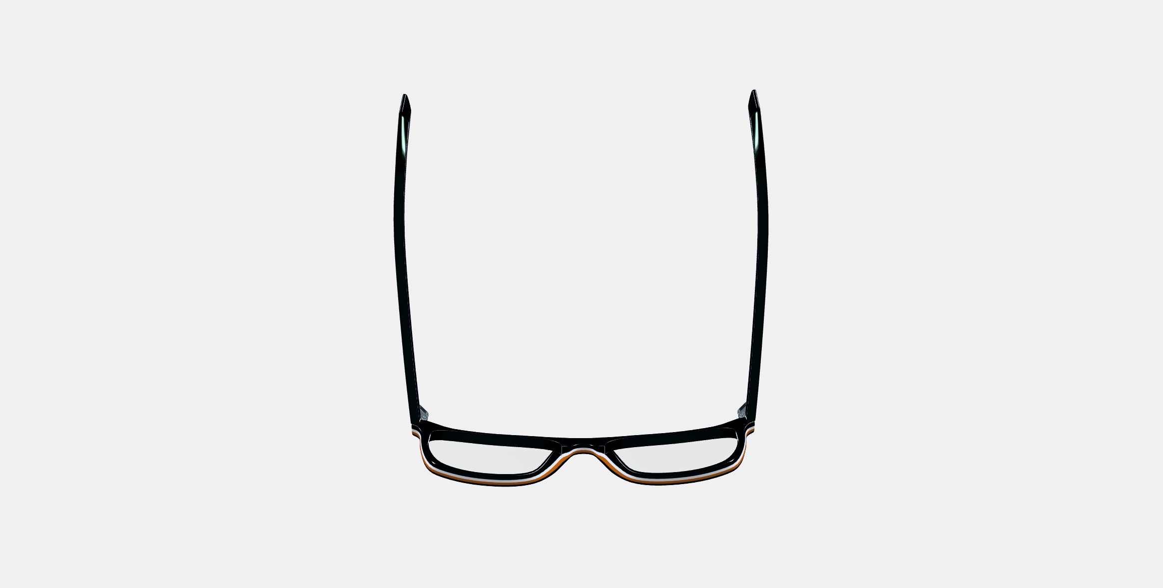 Fletcher Eyeglasses in Black Matte Eclipse 3D model_7