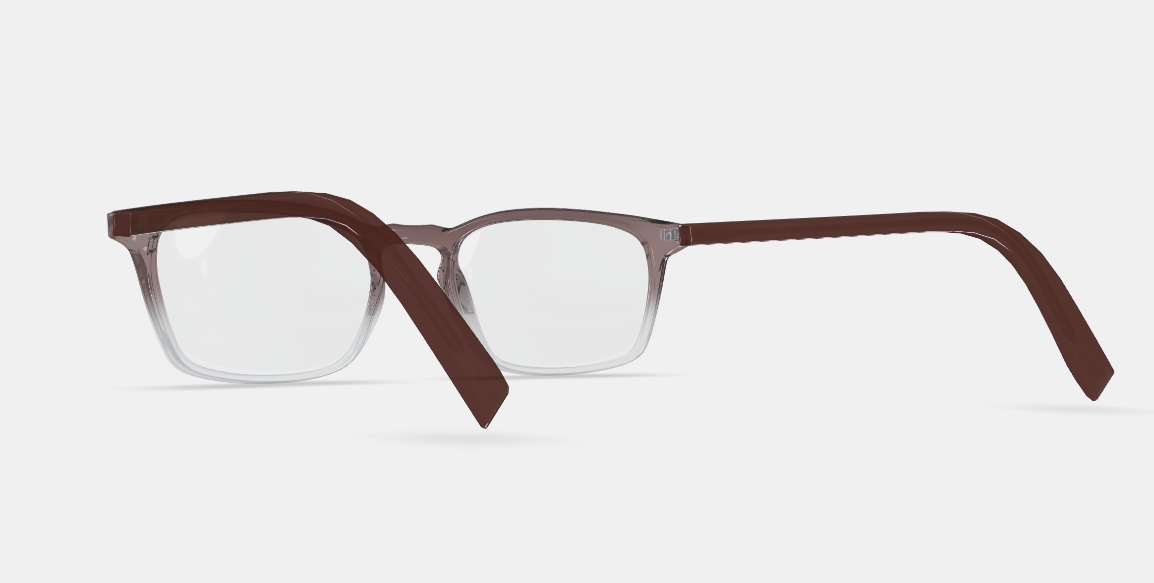 Chase Eyeglasses in Driftwood Fade 3D model_3