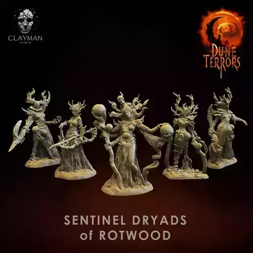 Sentinel Dryads of Rotwood - 32mm - 75mm 3D print model