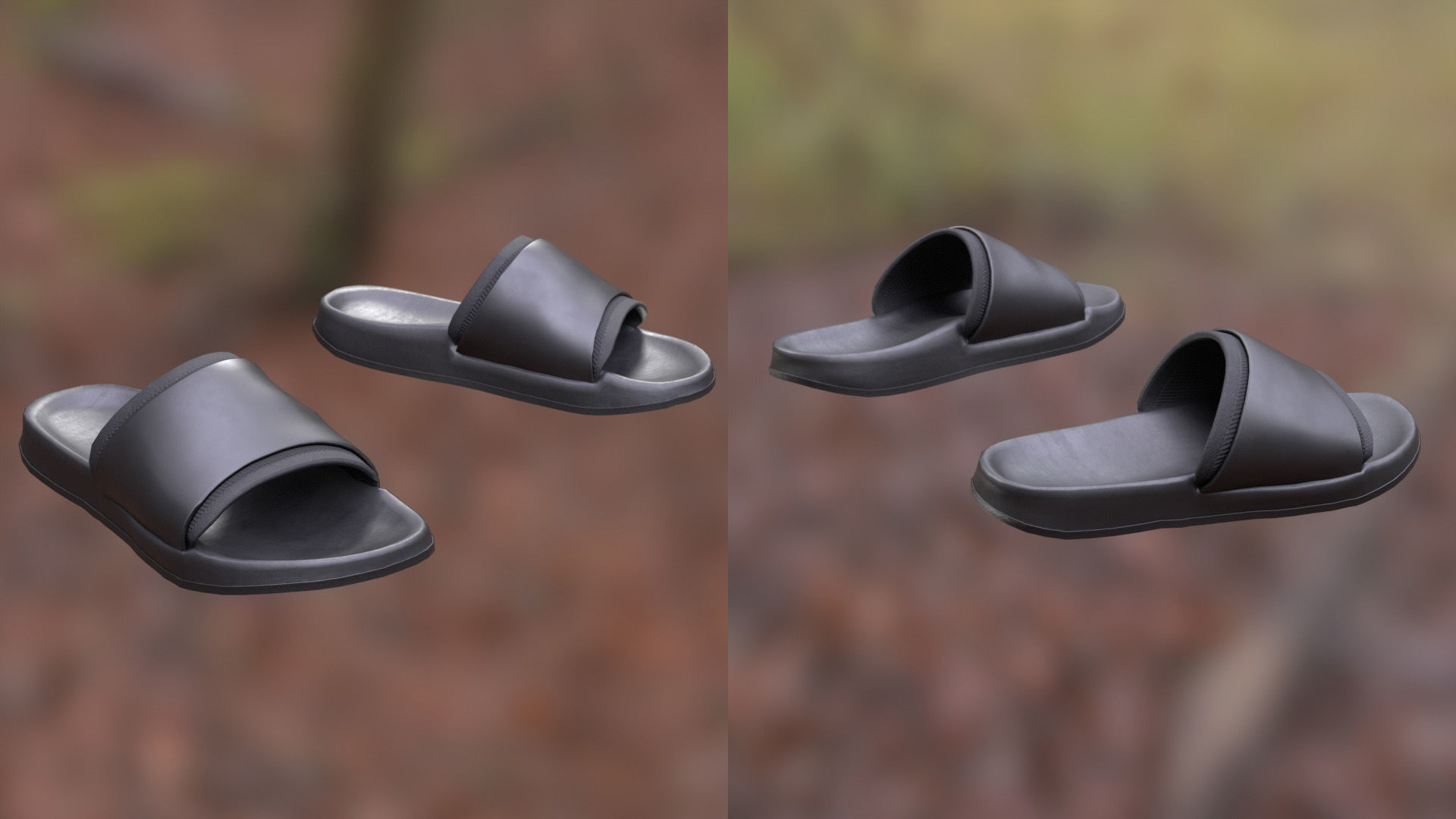 Slippers 134 - All MH Bodies - UE5 Skeletons - Rigged Low-poly 3D model_7