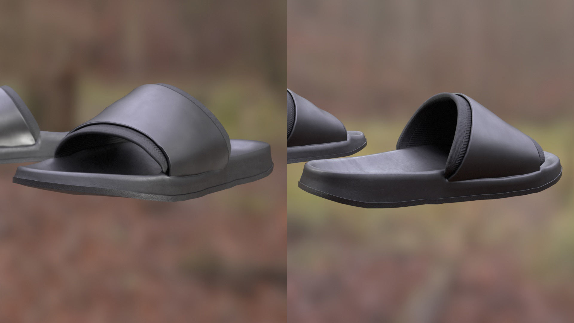 Slippers 134 - All MH Bodies - UE5 Skeletons - Rigged Low-poly 3D model_11