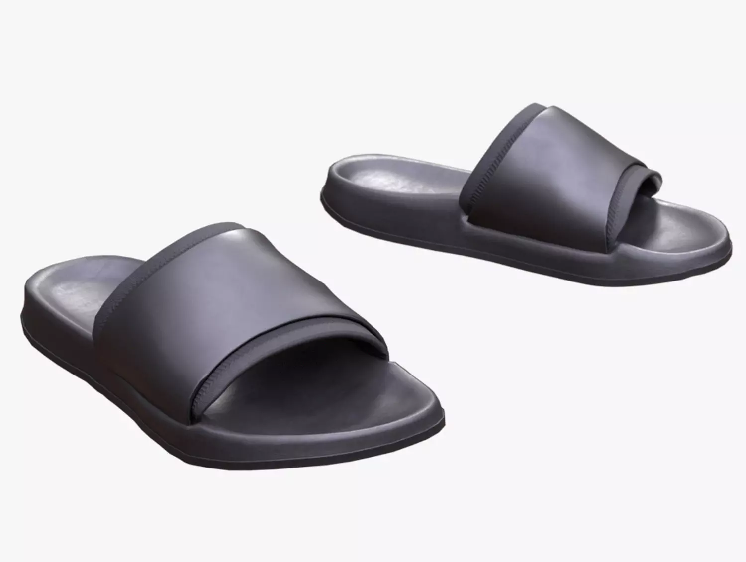 Slippers 134 - All MH Bodies - UE5 Skeletons - Rigged Low-poly 3D model_0