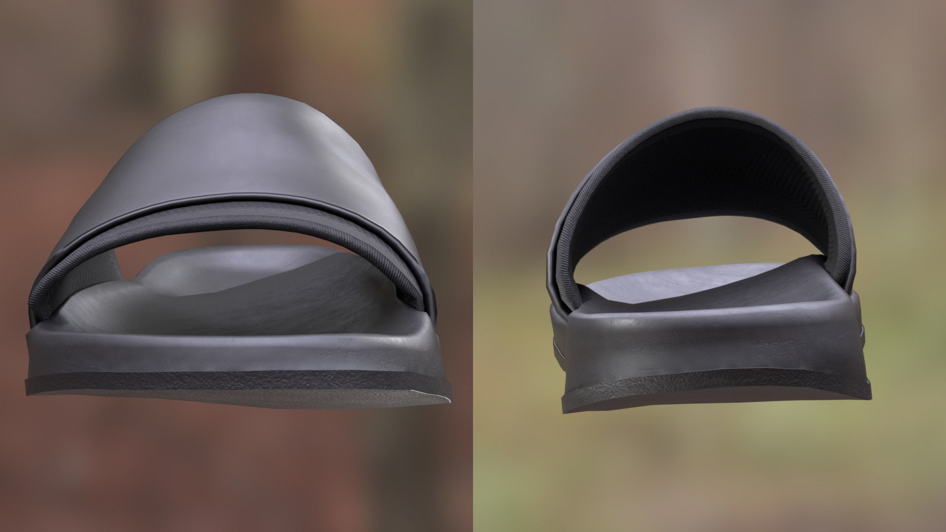 Slippers 134 - All MH Bodies - UE5 Skeletons - Rigged Low-poly 3D model_8