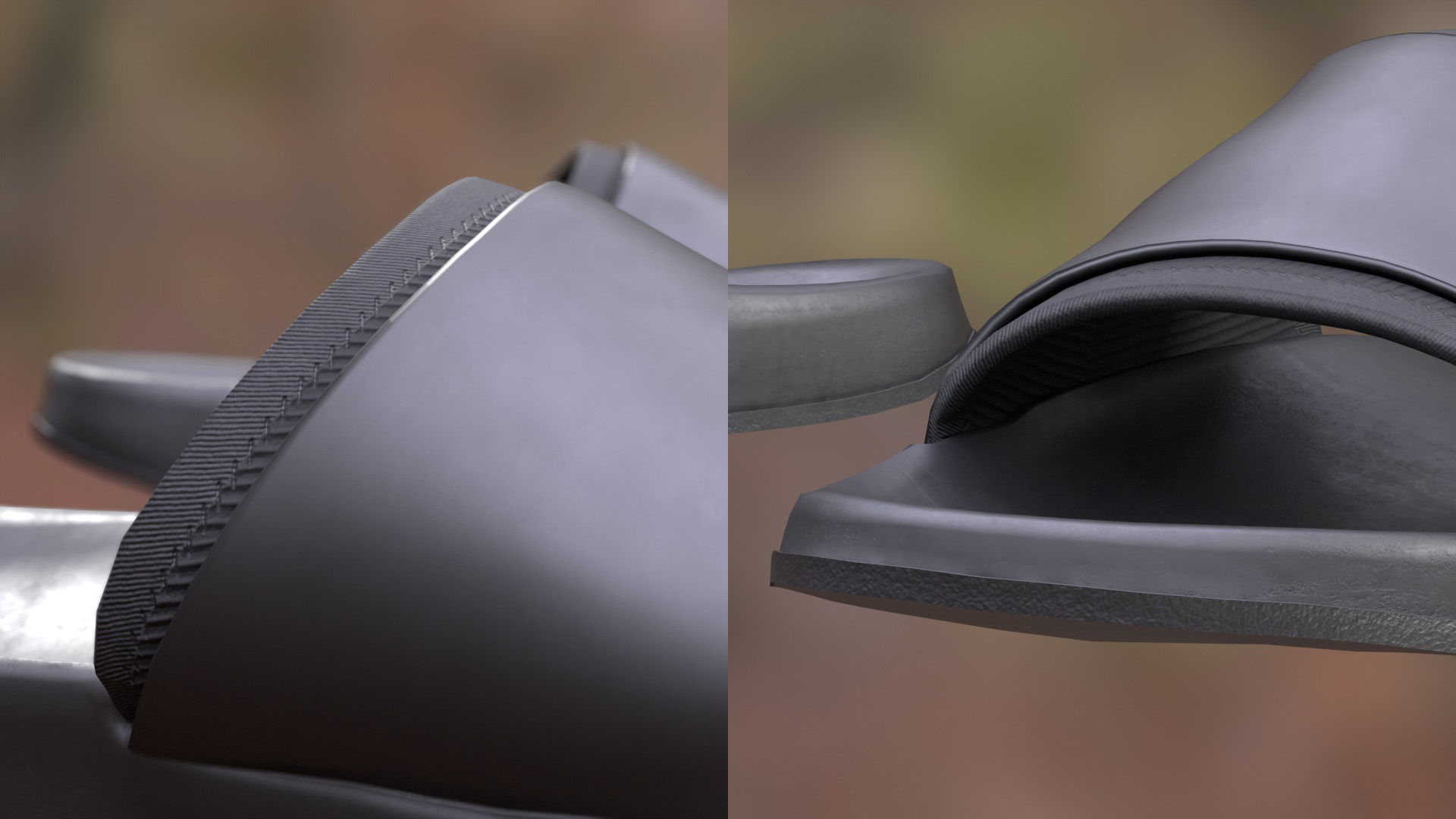 Slippers 134 - All MH Bodies - UE5 Skeletons - Rigged Low-poly 3D model_6