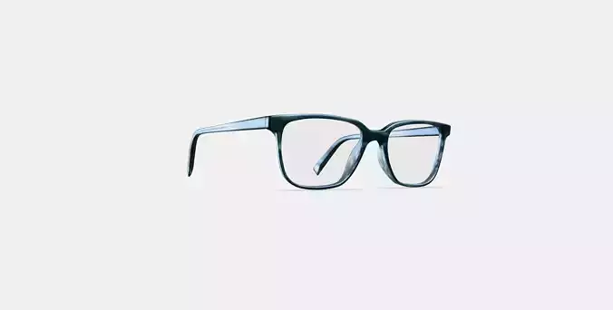 Hayden Low Bridge Fit Eyeglasses in Striped Pacific
