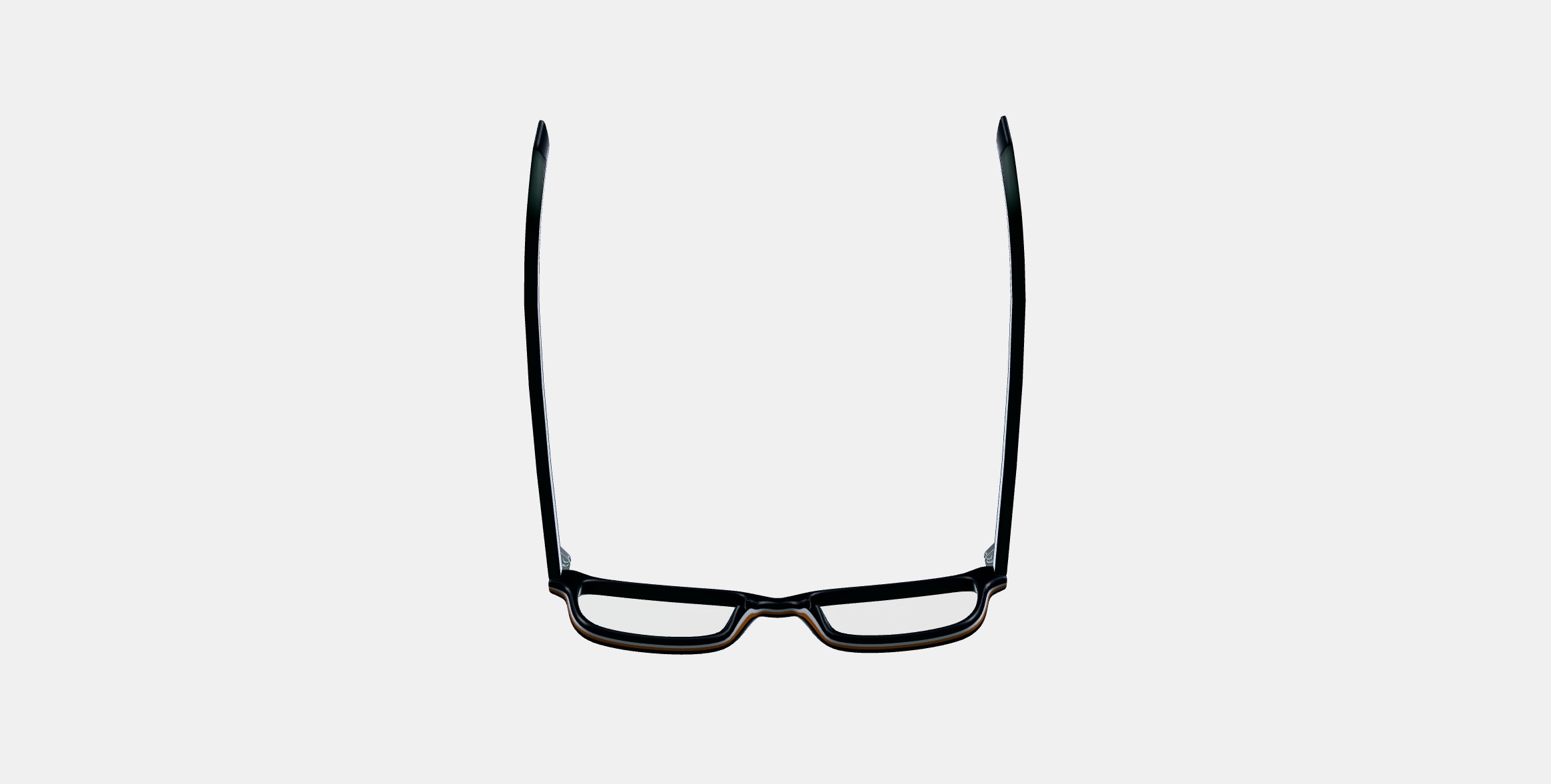 Wilkie Low Bridge Fit Eyeglasses in Black Matte Eclipse 3D model_7
