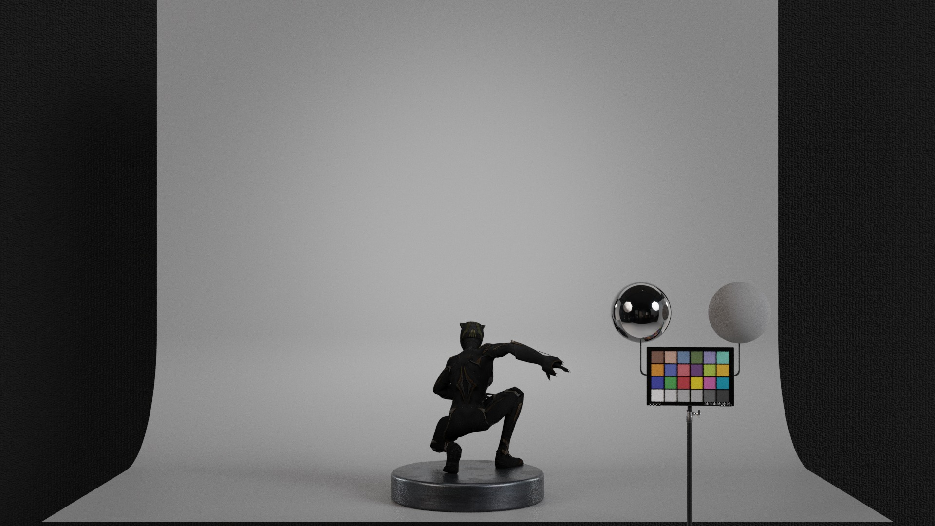 Black Panther - Shuri Low-poly 3D model_13