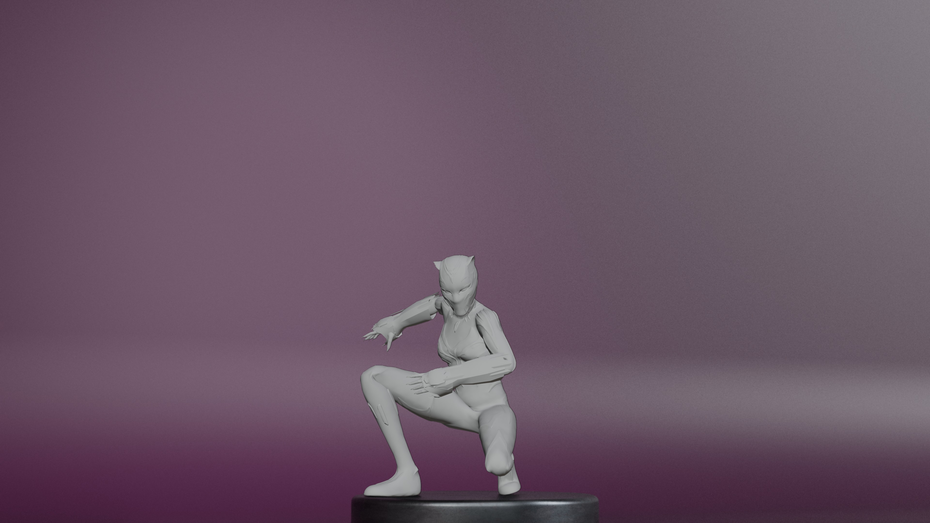 Black Panther - Shuri Low-poly 3D model_18