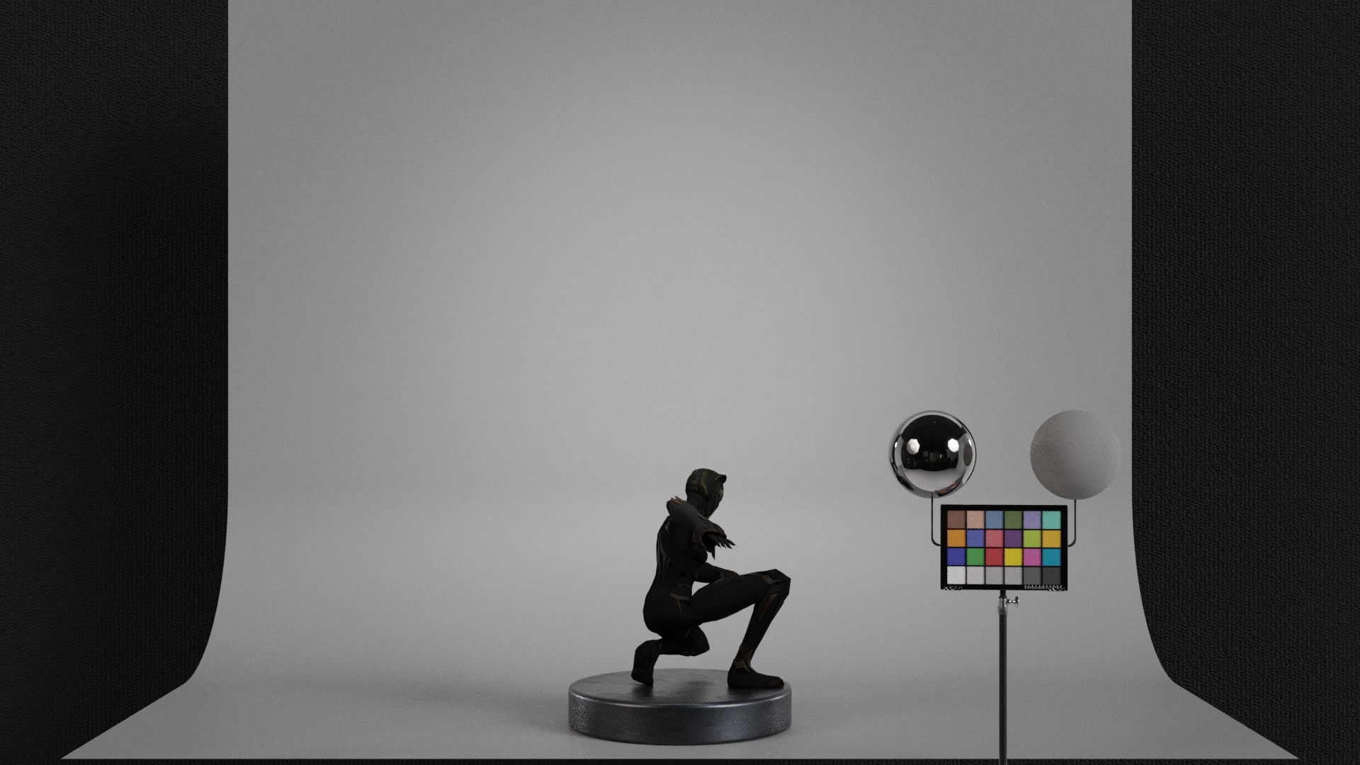 Black Panther - Shuri Low-poly 3D model_12